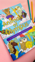 Animals of Olympus: A Greek Mythology Colouring Book