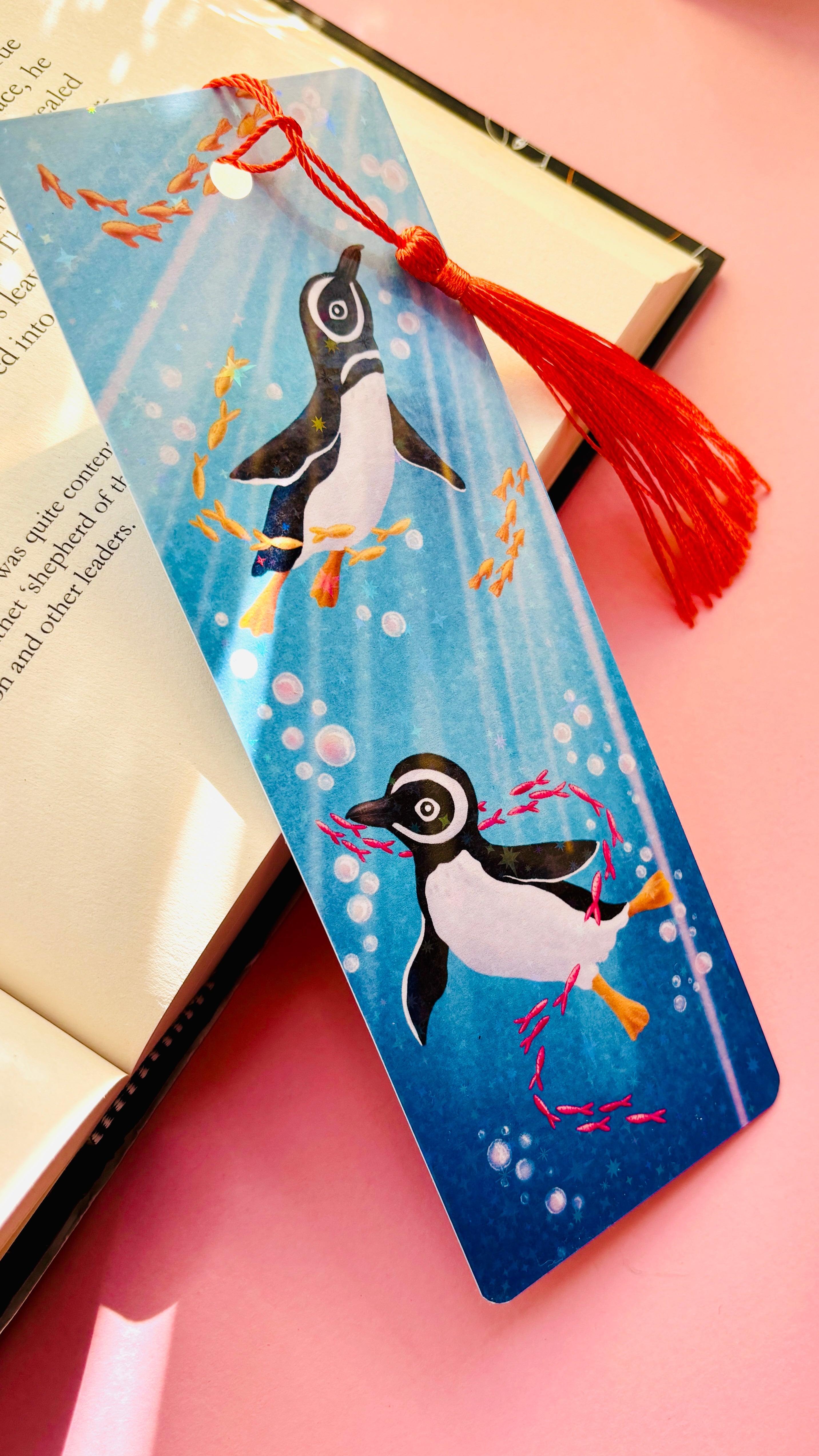 Humboldt Penguin Bookmark – Handmade Penguin Gift