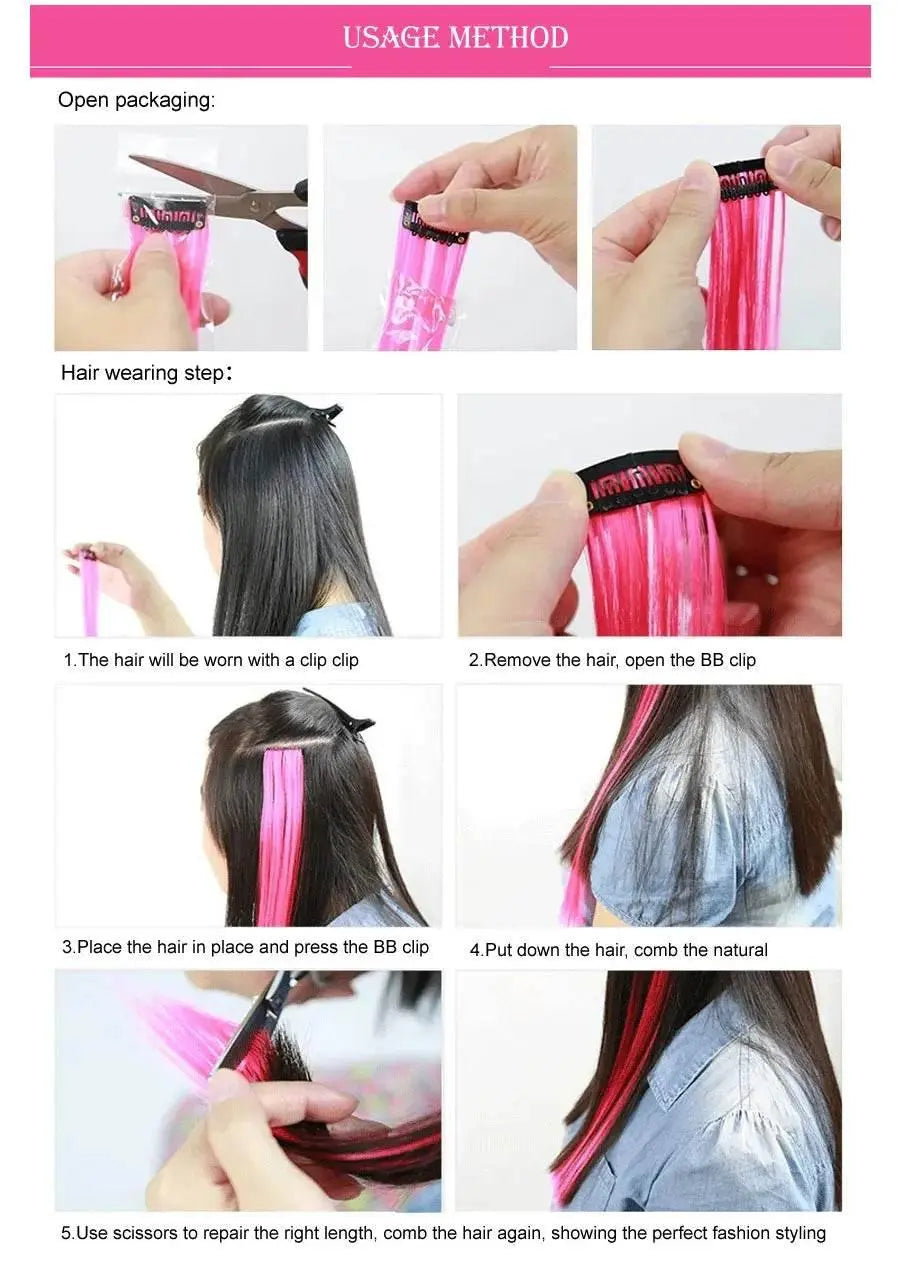 Straight Synthetic Hair Extension