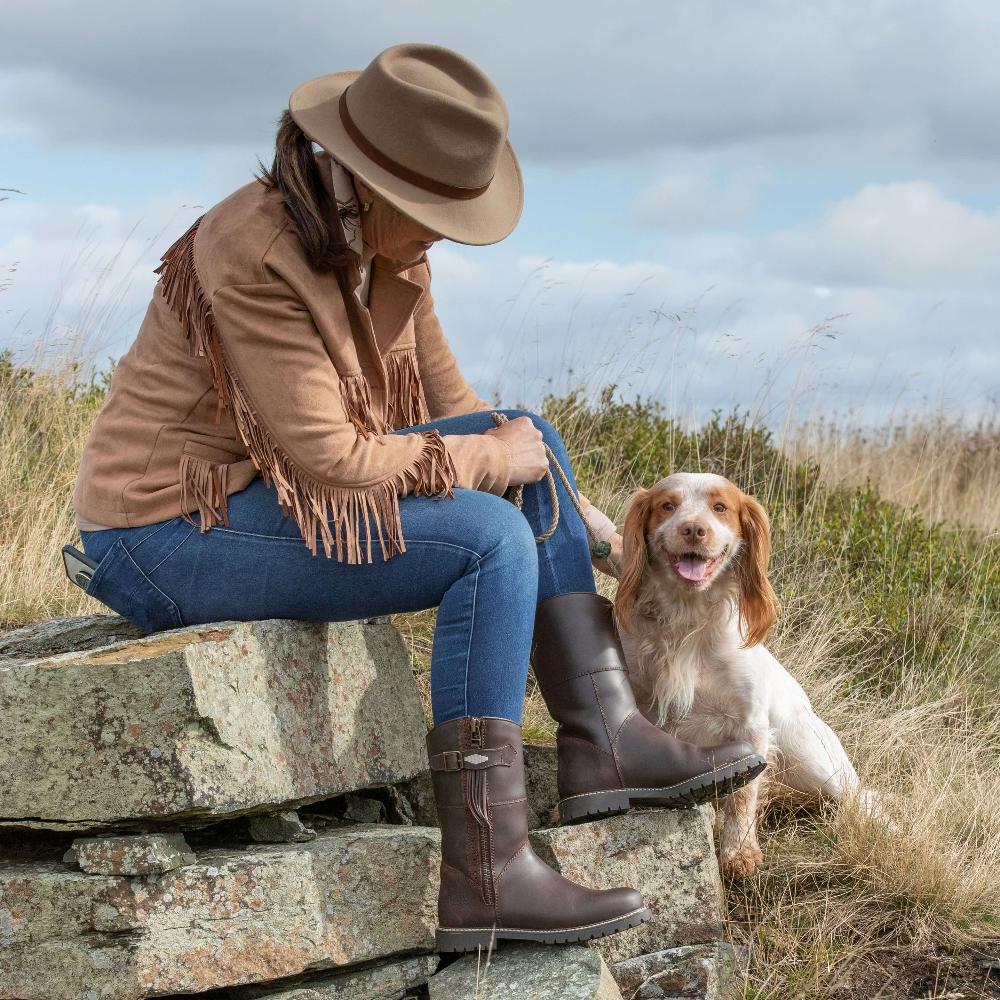 Hudson Mid Waterproof Boots - Chocolate