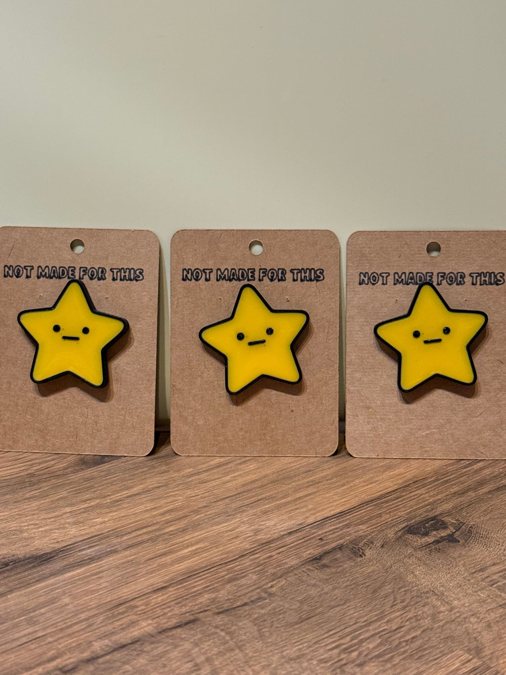 Unimpressed Star Pin Badge | Funny 3D Printed Pin | Quirky Gift