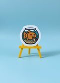 Not Made For Fish Sticker | Funny Fish Bowl Vinyl Sticker
