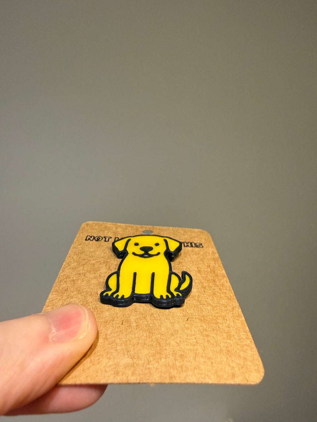 Labrador Pin Badge | 3D Printed Dog Pin | Gift for Lab Lovers