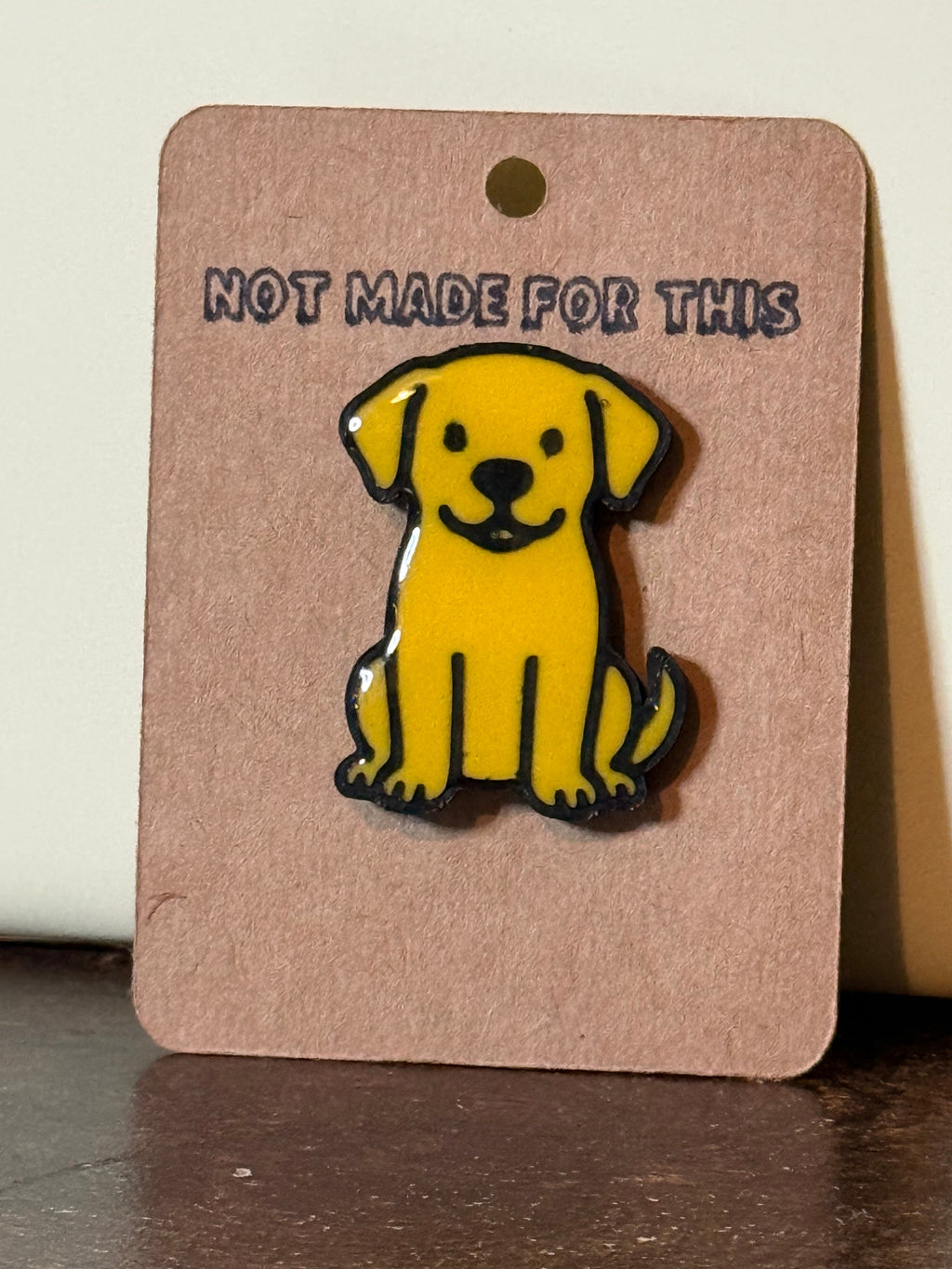 Labrador Pin Badge | 3D Printed Dog Pin | Gift for Lab Lovers