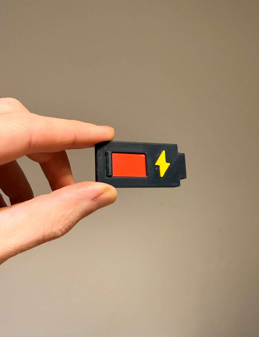 Social Battery Sliding Pin Badge | Neurodivergent Introvert Gift