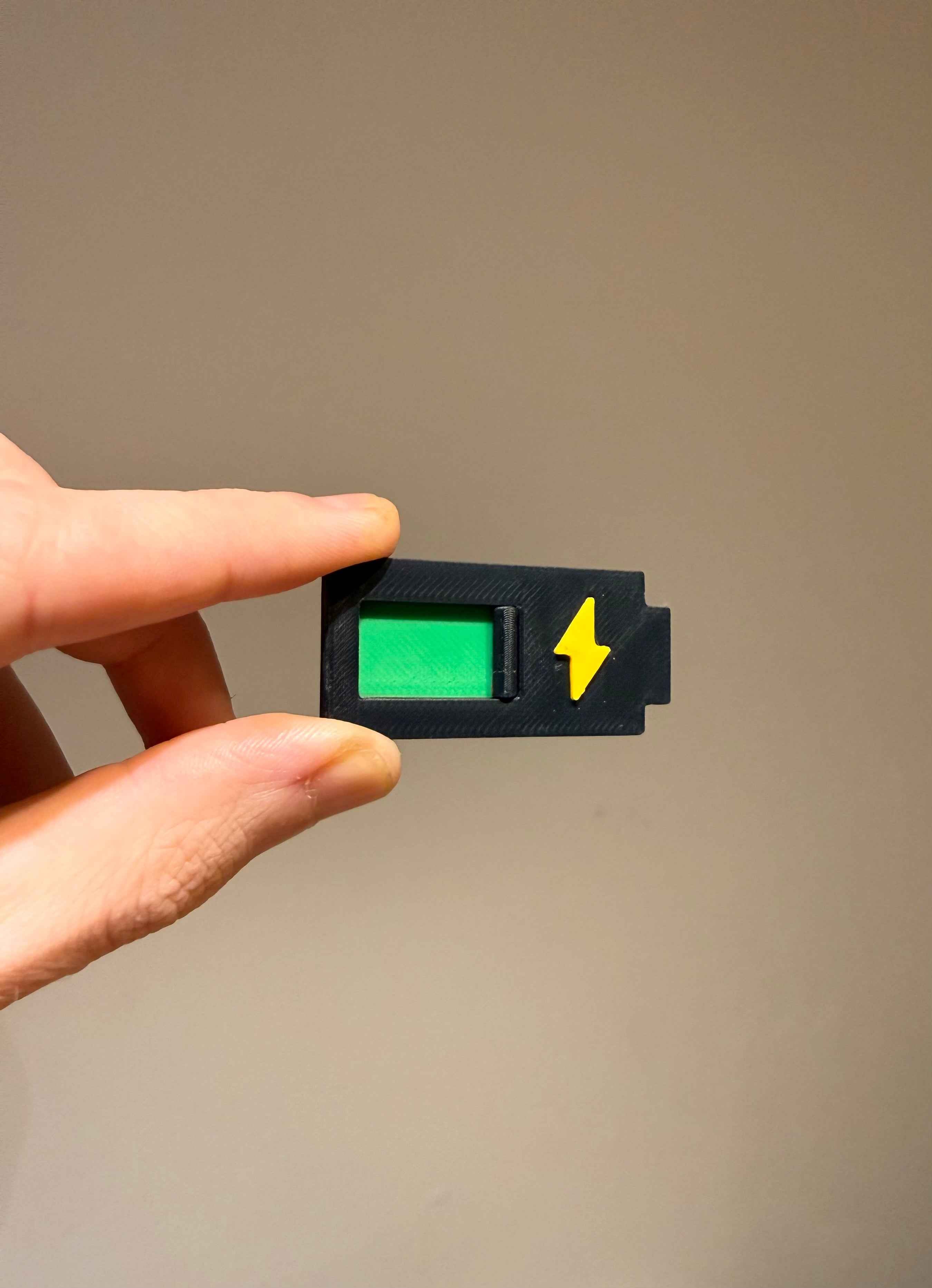 Social Battery Sliding Pin Badge | Neurodivergent Introvert Gift