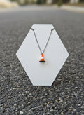 Traffic Cone Necklace | 3D Printed Quirky Pendant | Novelty Gift