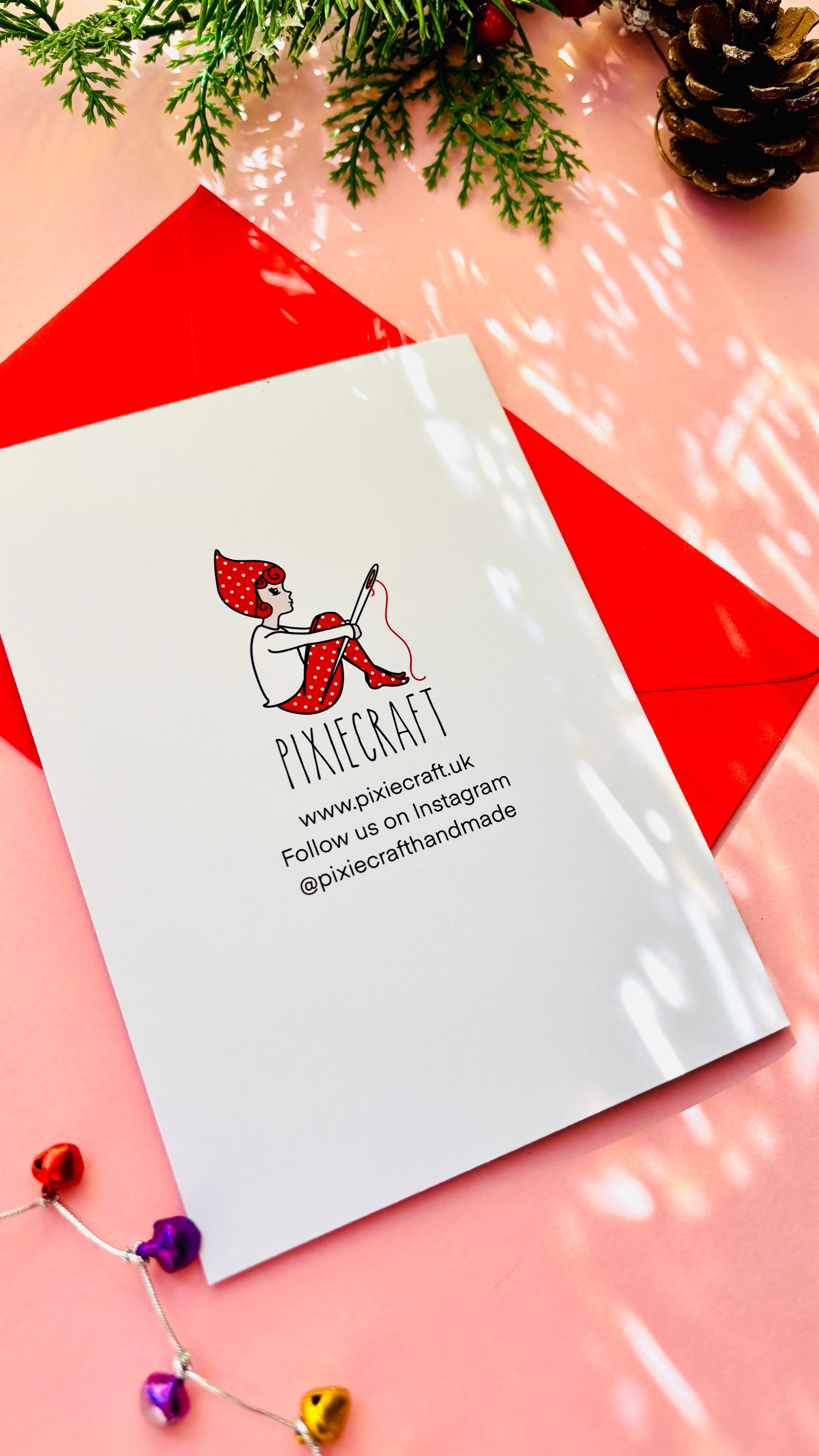 “Santa Thinks You’re a Tw*t” Christmas Card – Funny Cheeky Holiday Greeting