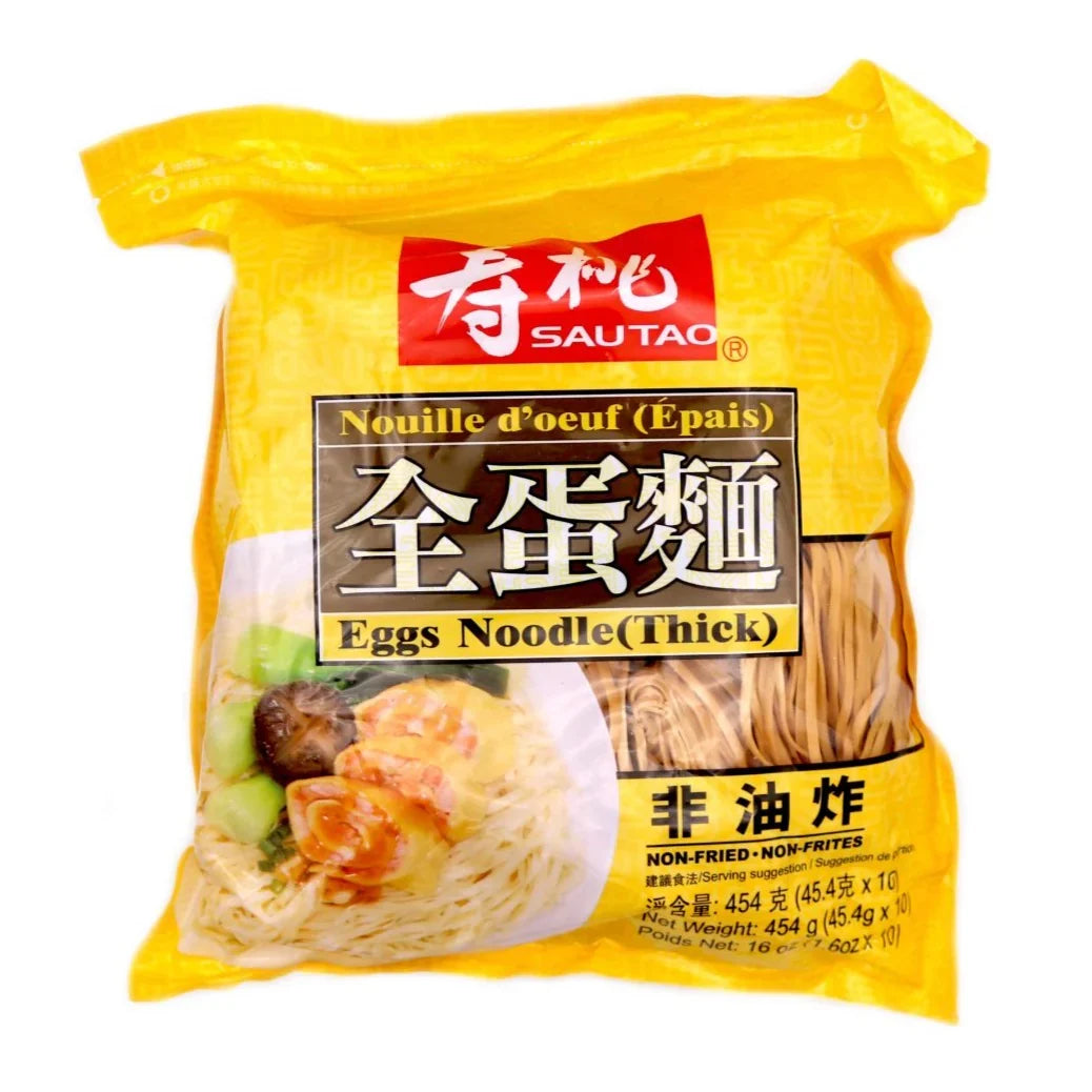 SAU TAO Eggs Noodles Thick 454g
