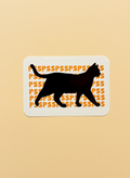 Psspsspss Sticker | Funny Cat Person Vinyl Sticker