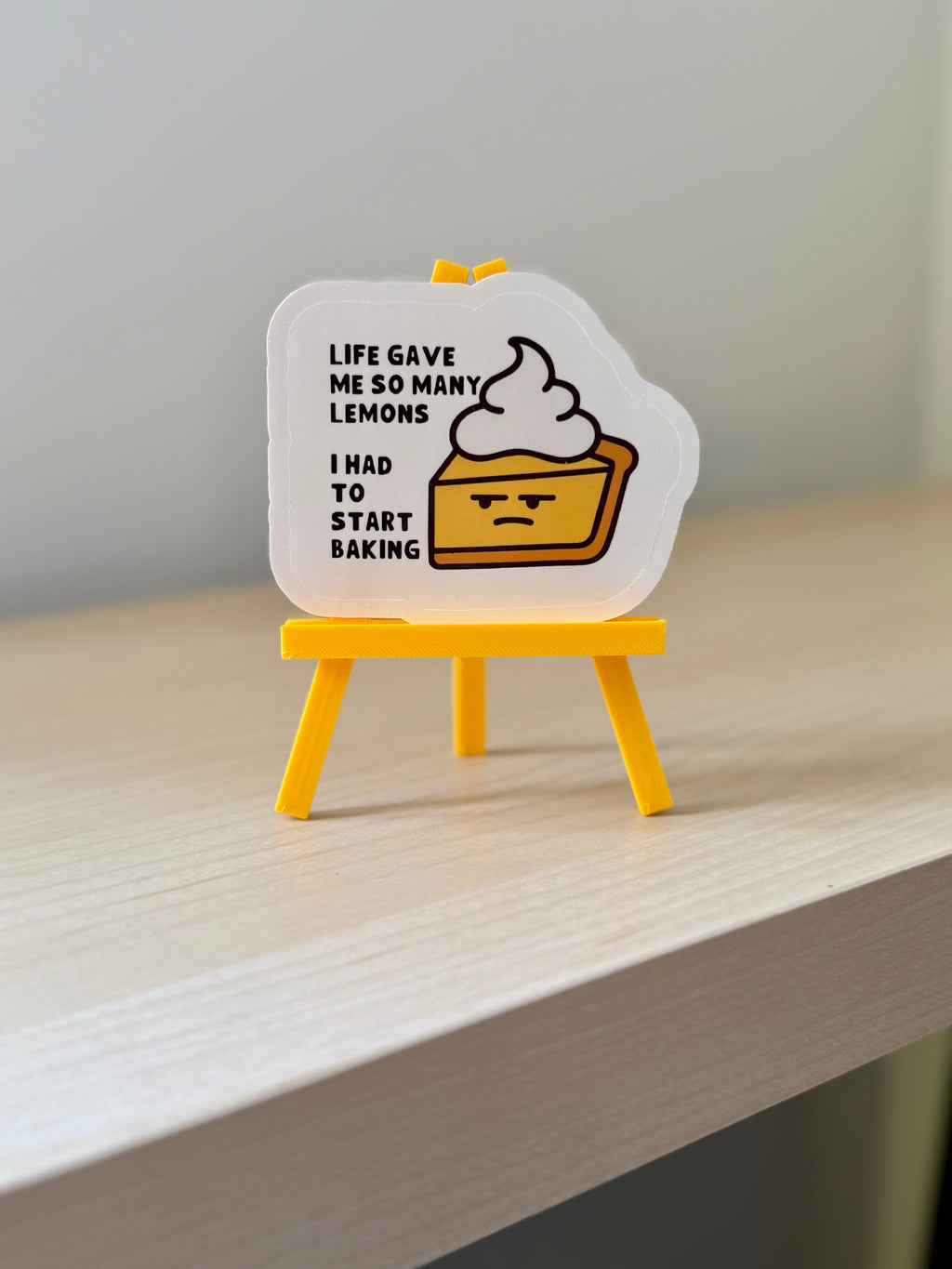 Life Gave Me So Many Lemons Sticker | Funny Baking Vinyl Sticker