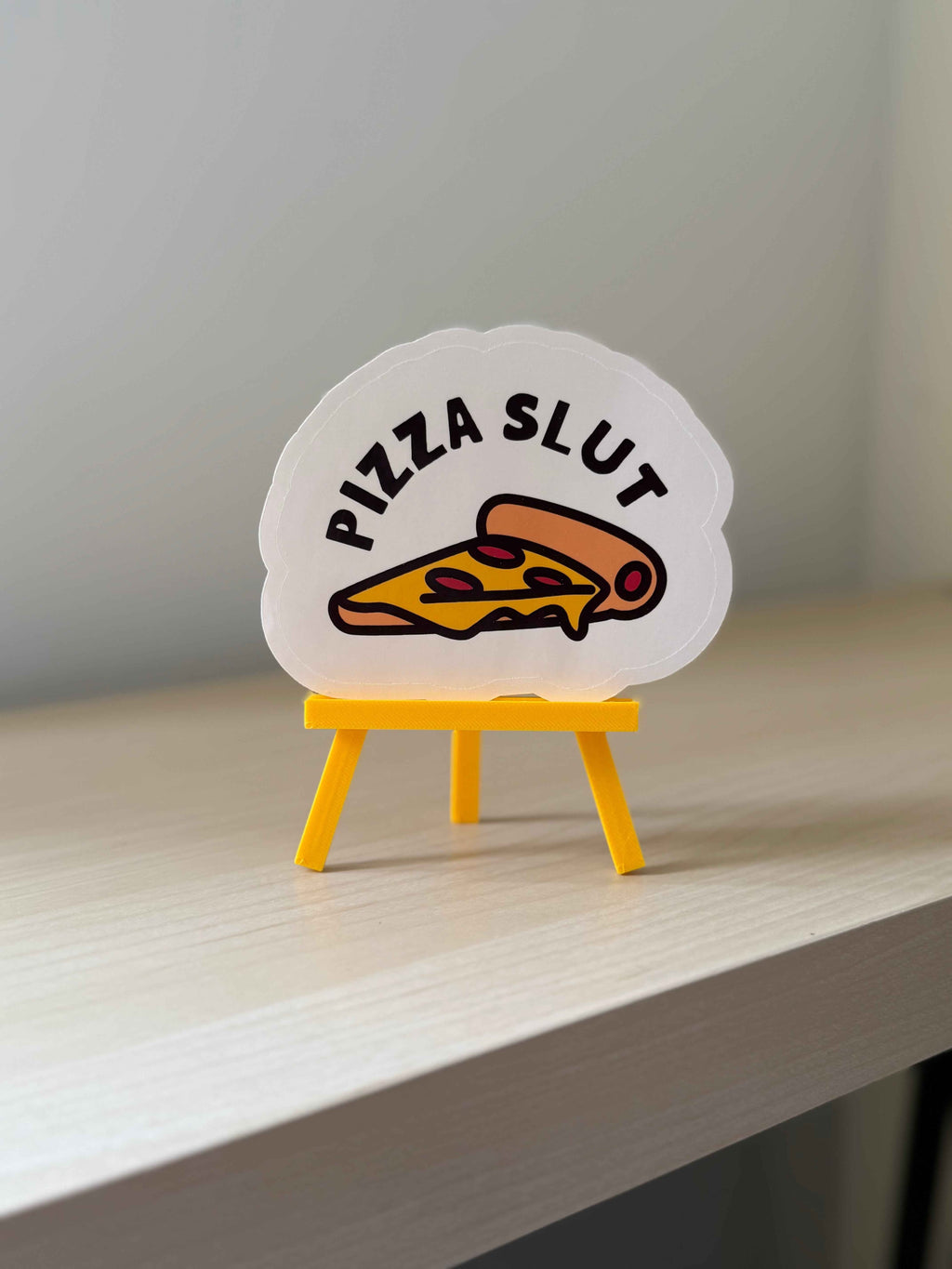 Pizza Slut Sticker | Funny Food Vinyl Laptop Sticker