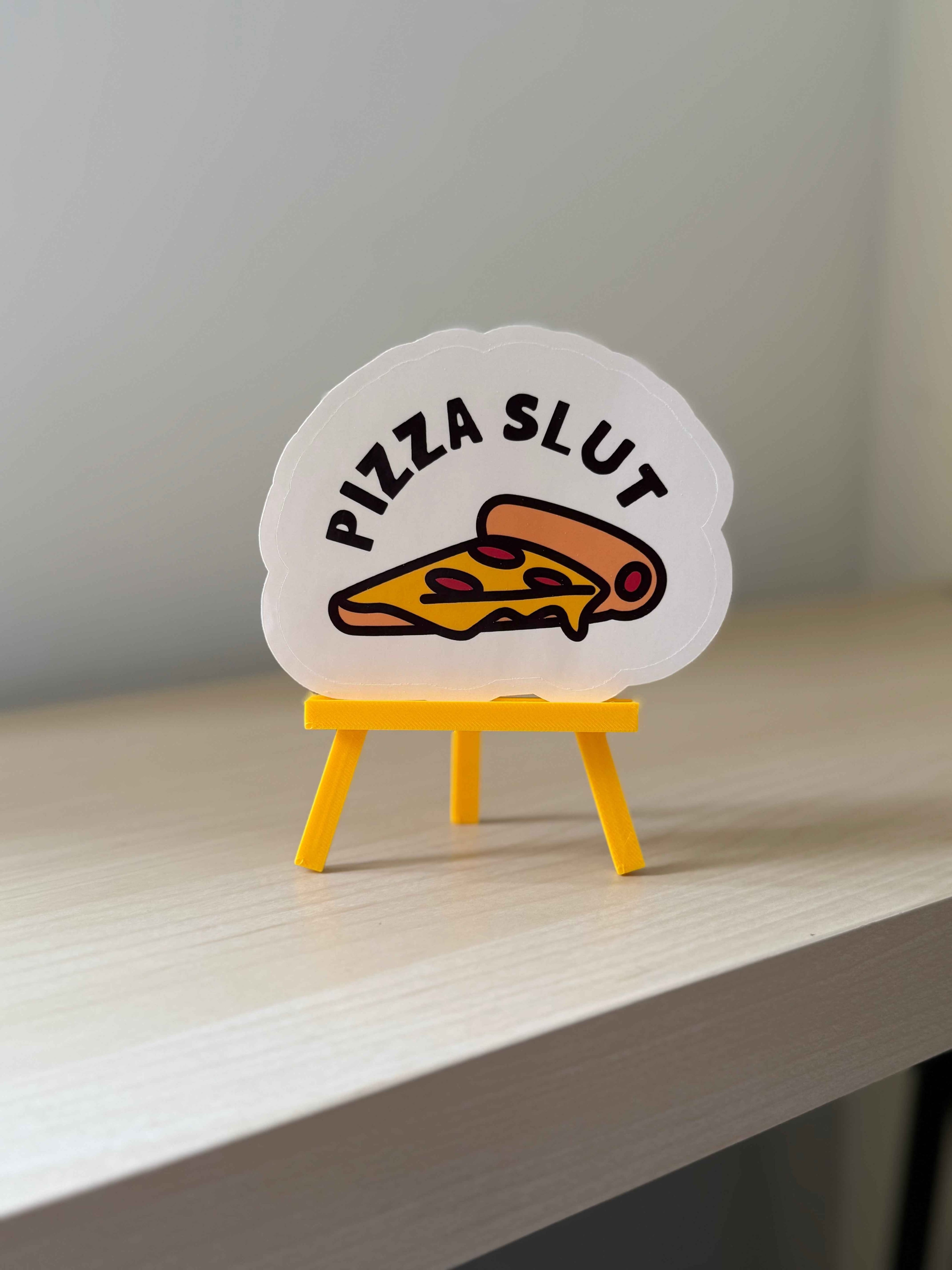 Pizza Slut Sticker | Funny Food Vinyl Laptop Sticker