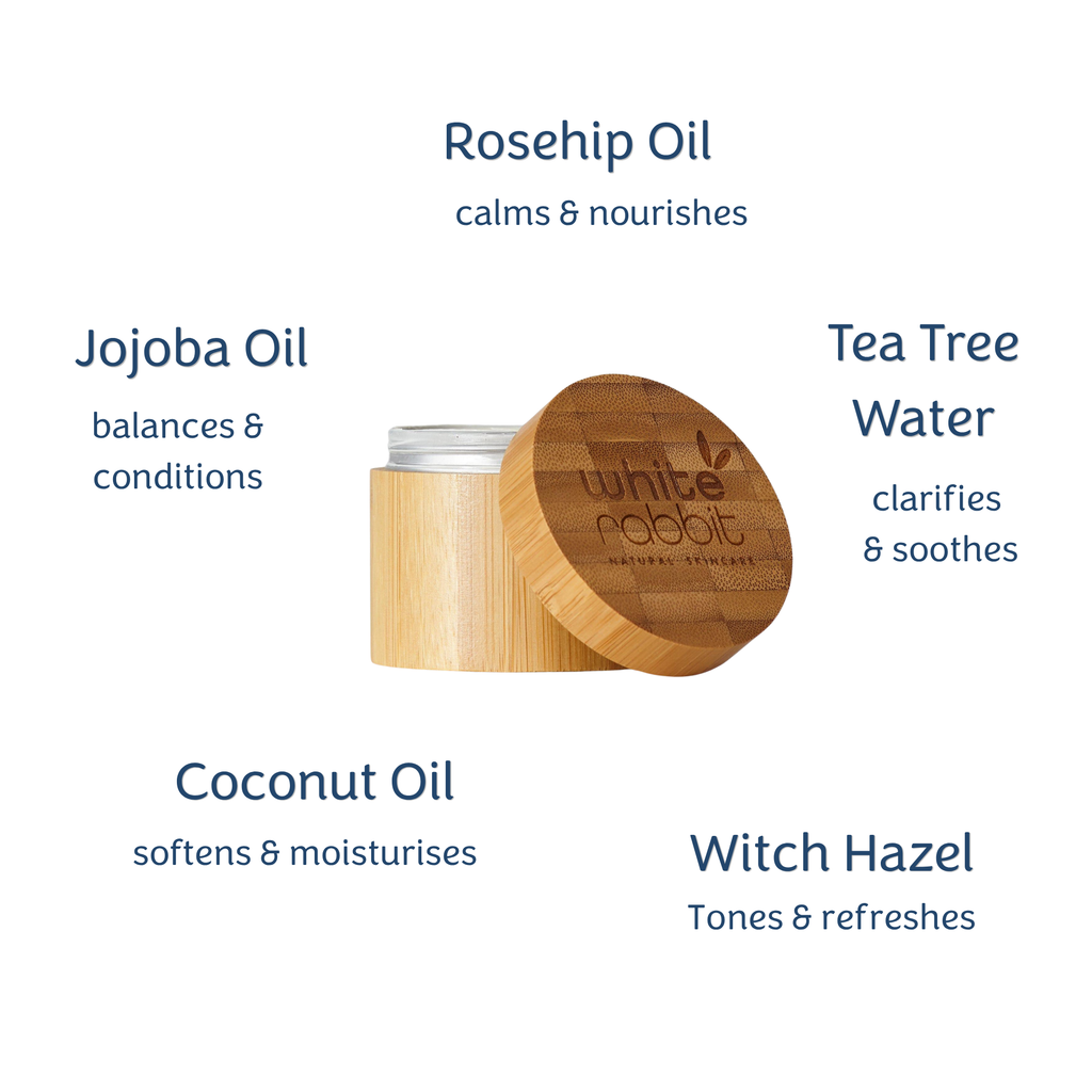 Coconut & Rosehip Calming Cream | Gentle Face Moisturiser for Irritated Skin