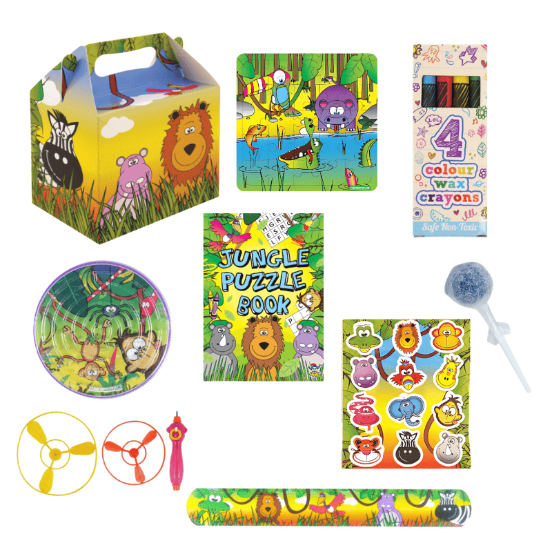 Jungle Theme Pre-Filled Party Box