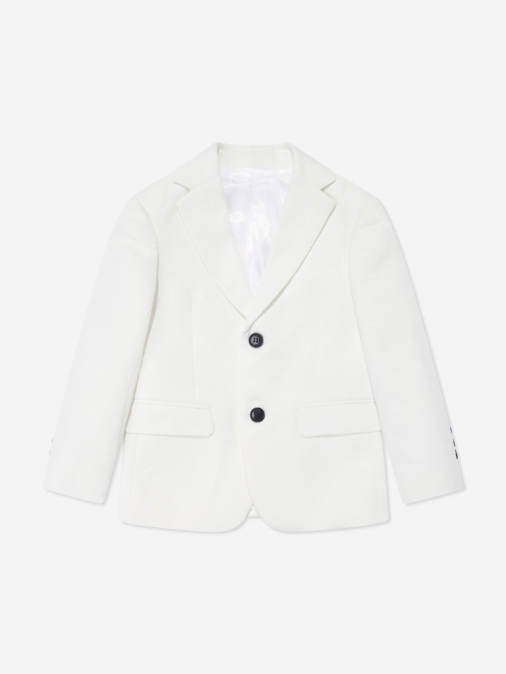 SUITLAB London Boys Tuxedo 3 Piece Suit Set in White