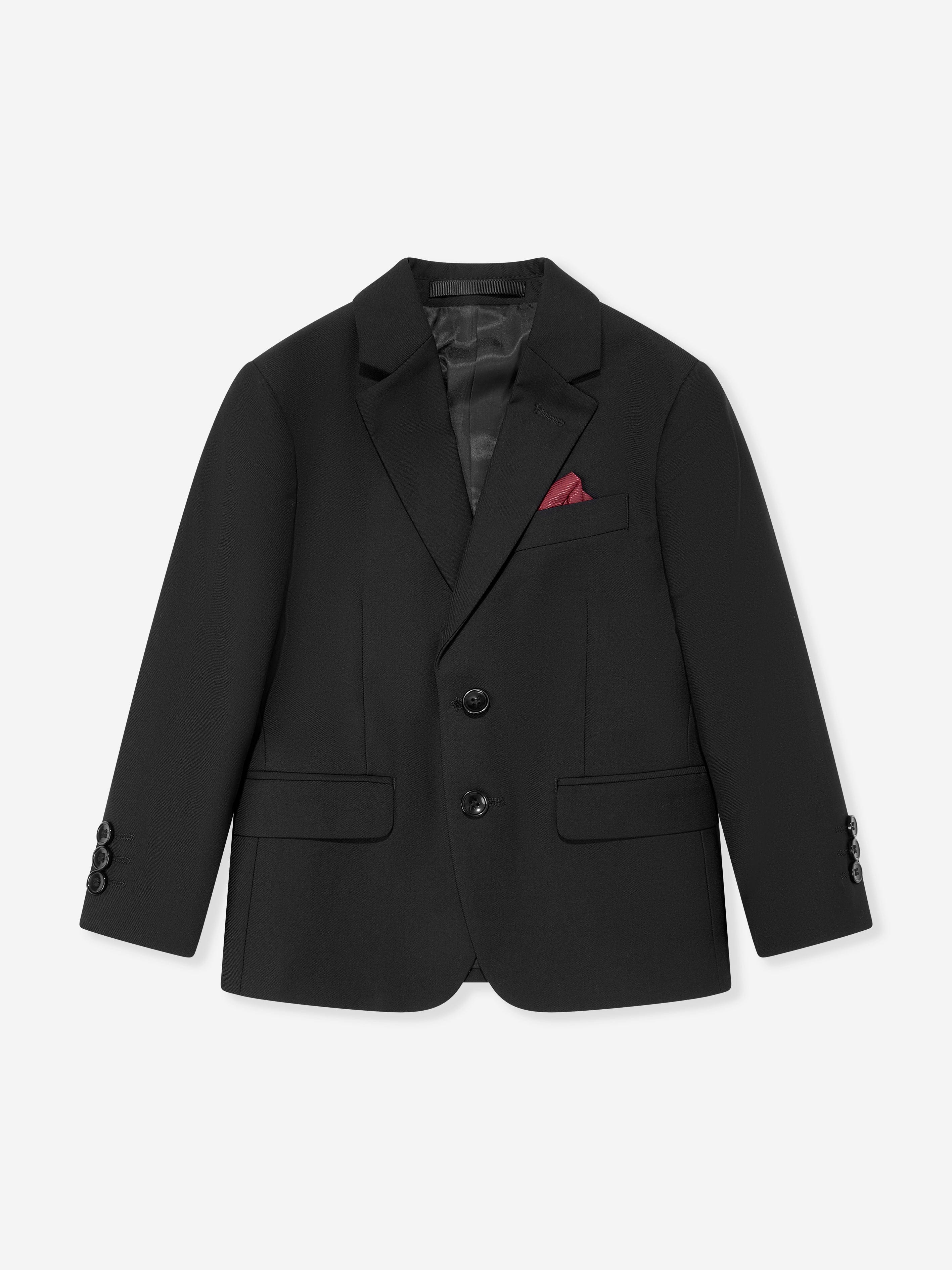 SUITLAB London Boys 7 Piece Suit Set in Black