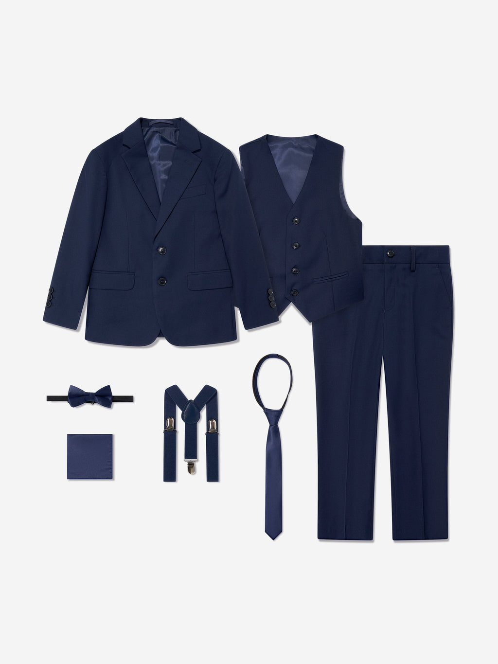 SUITLAB London Boys 7 Piece Suit Set in Navy