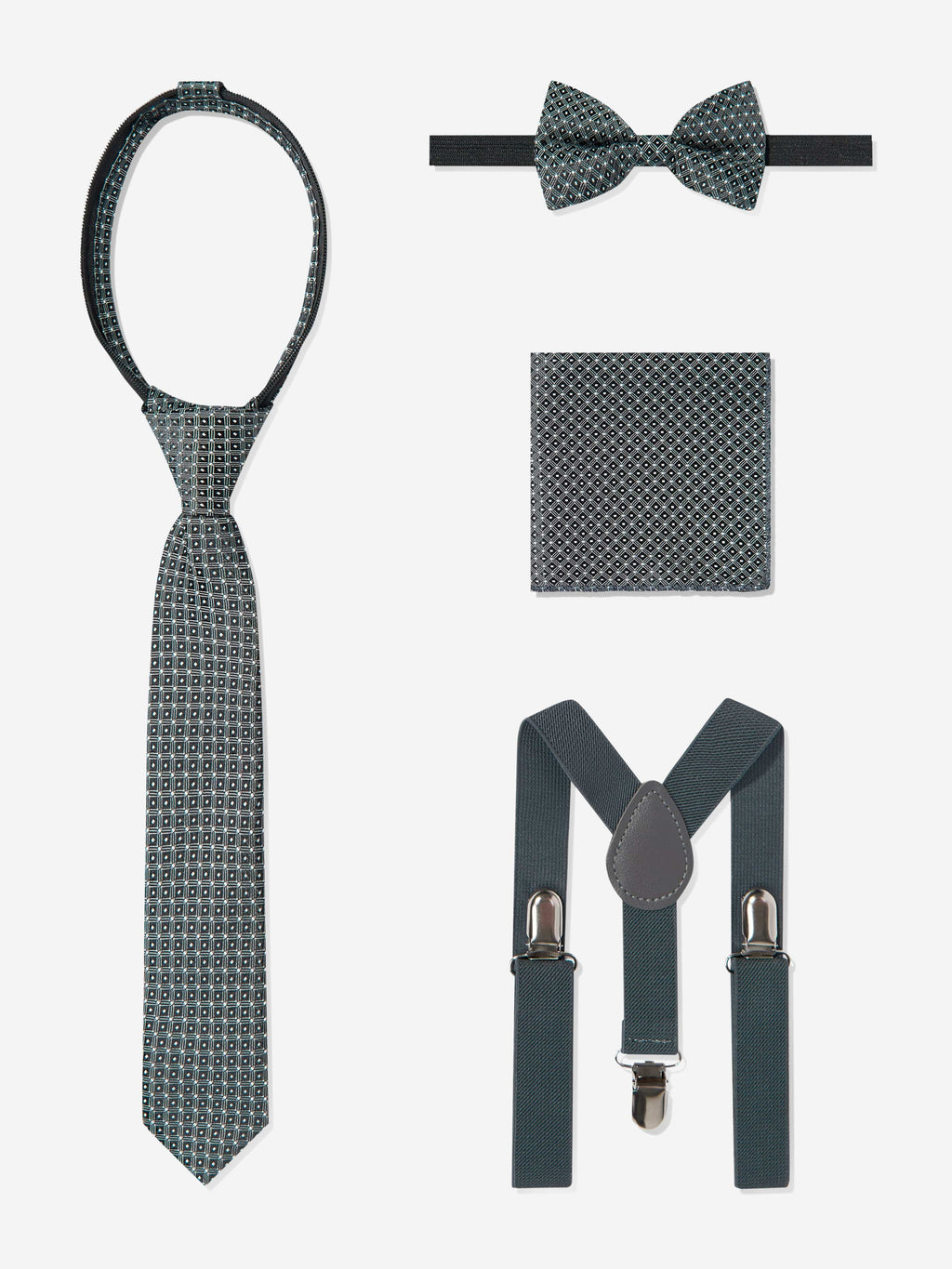 SUITLAB London Boys 7 Piece Suit Set in Grey