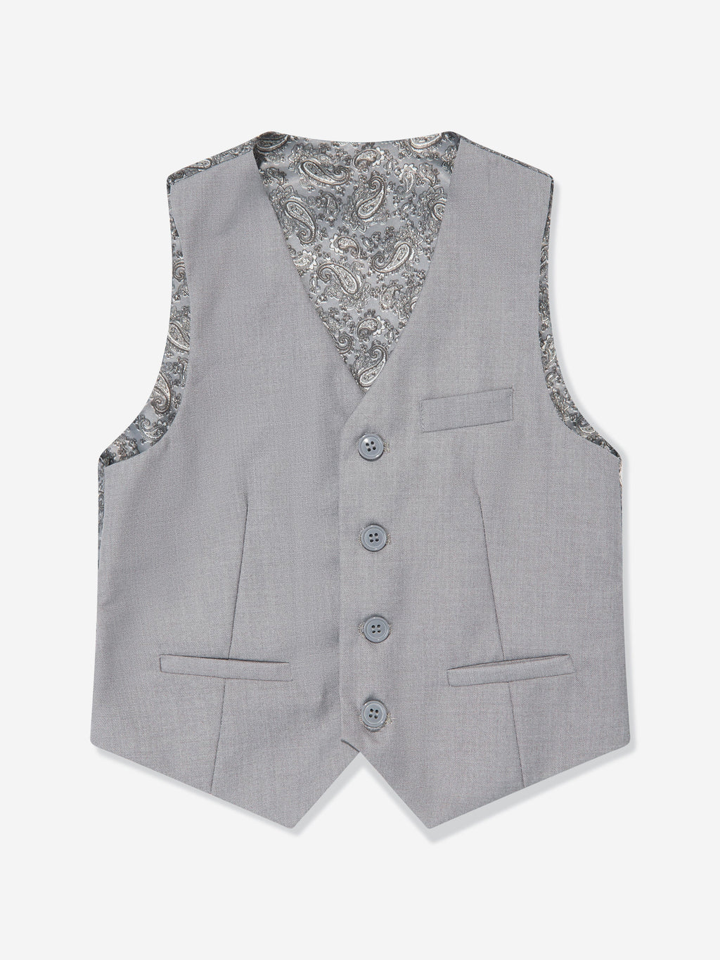 SUITLAB London Boys 7 Piece Suit Set in Grey