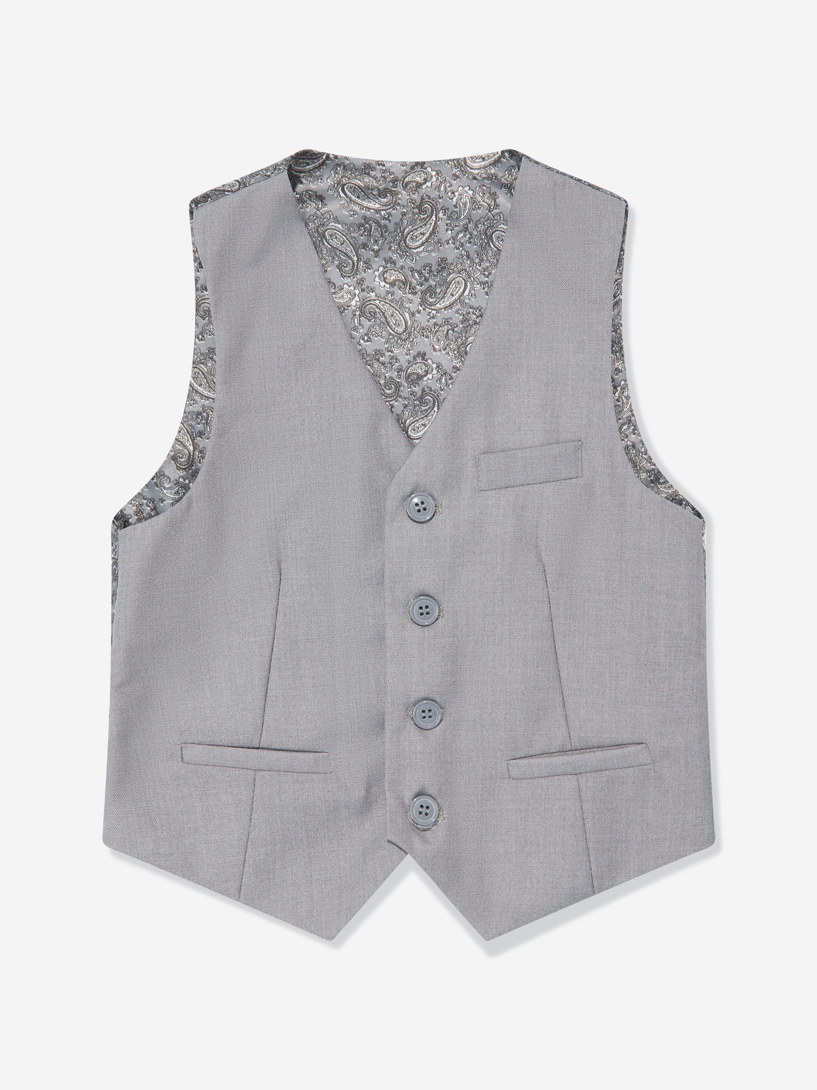 SUITLAB London Boys 7 Piece Suit Set in Grey
