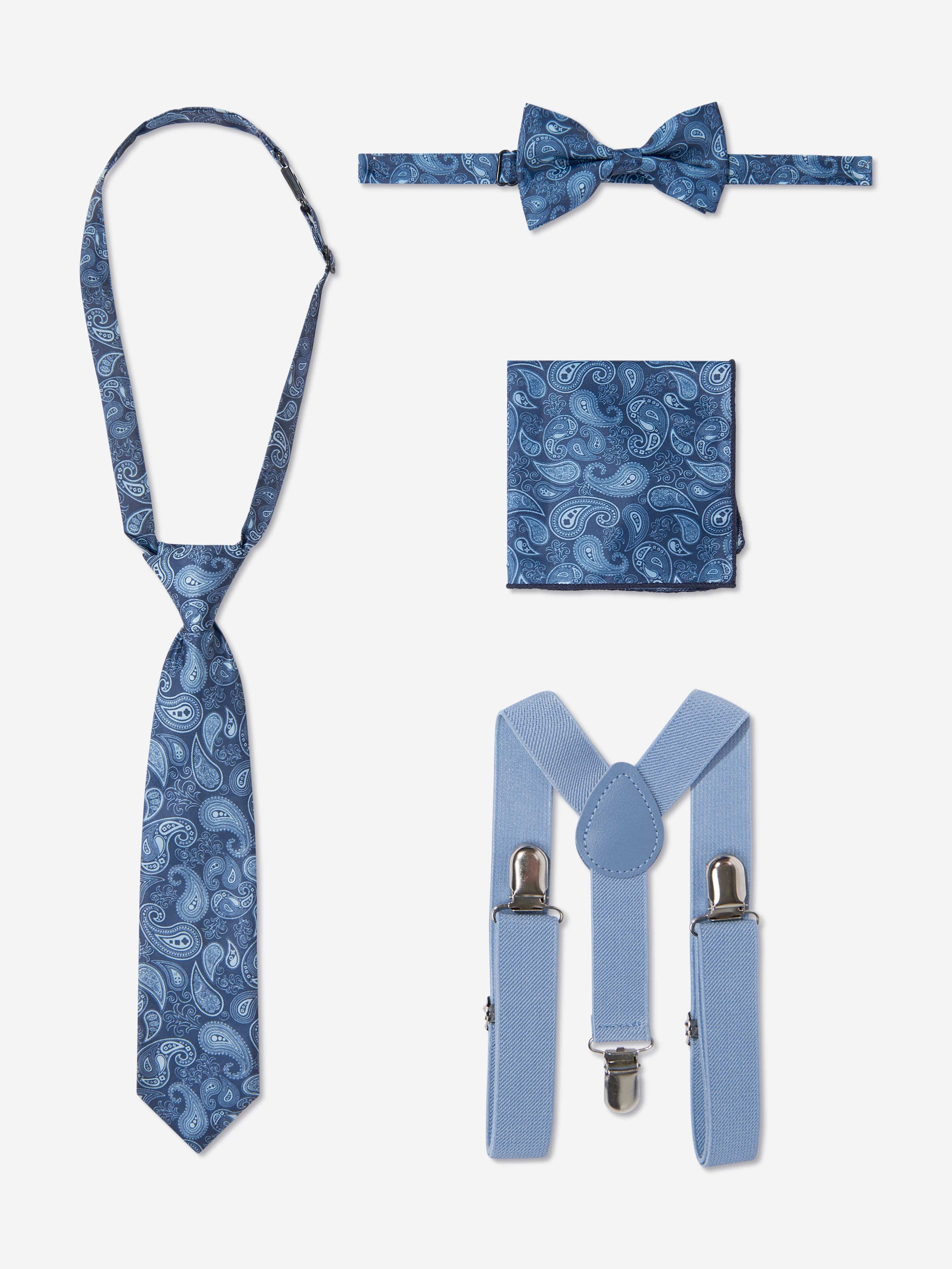SUITLAB London Boys 7 Piece Suit Set in Blue