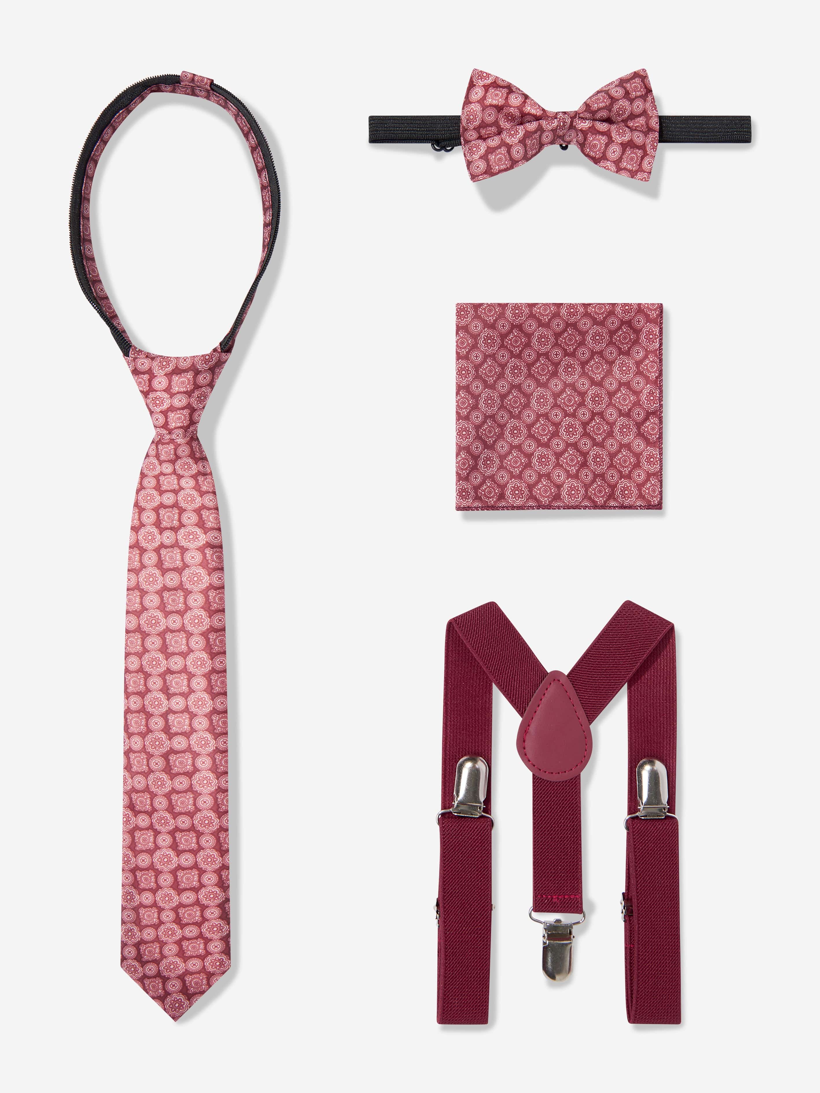 SUITLAB London Boys 7 Piece Suit Set in Red