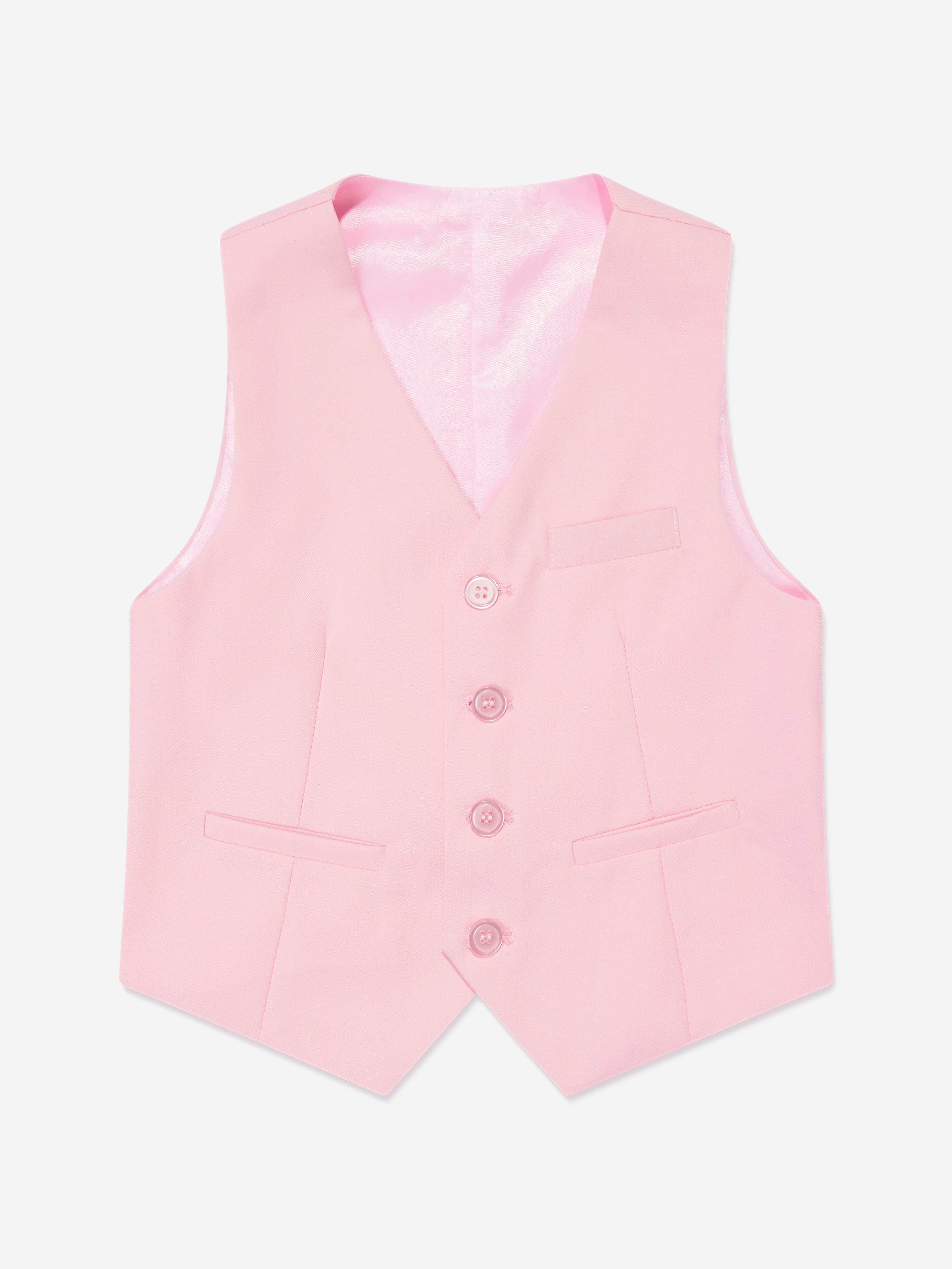 SUITLAB London Boys 7 Piece Suit Set in Pink
