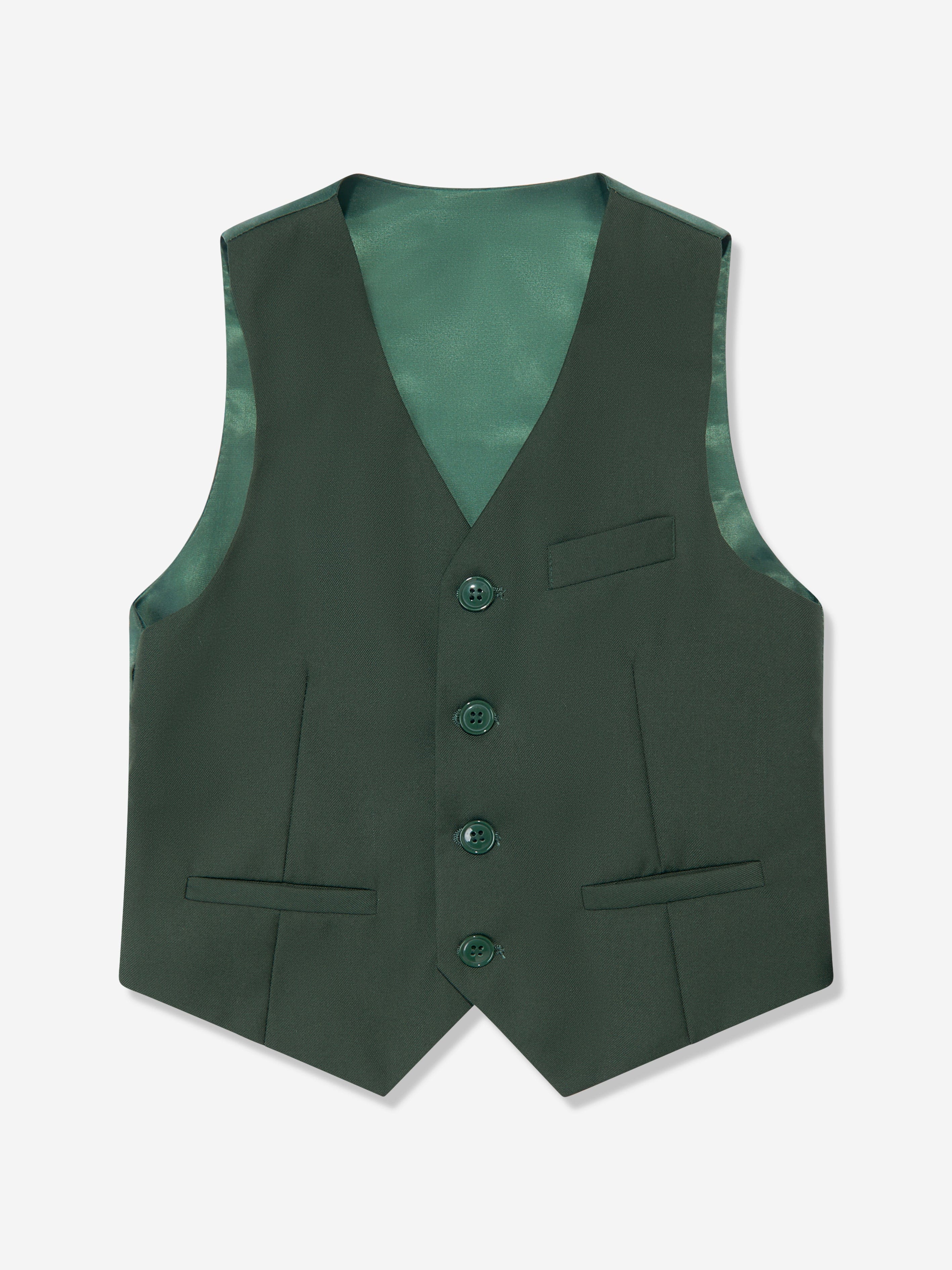 SUITLAB London Boys 7 Piece Suit Set in Green