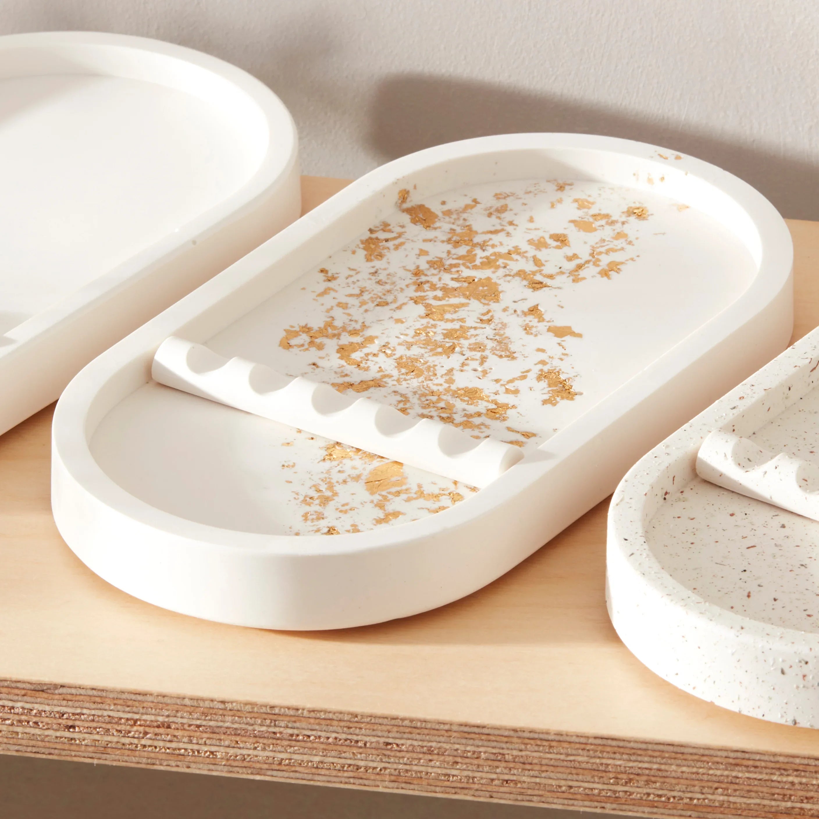 Handmade Jesmonite Tool Tray