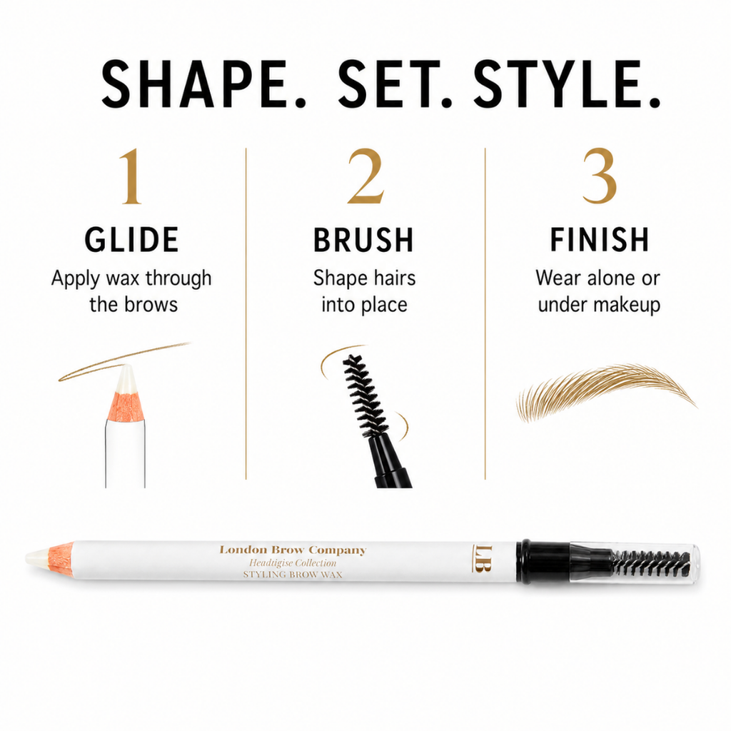 Brow Primer and Styling Pencil including Brush 2-in-1