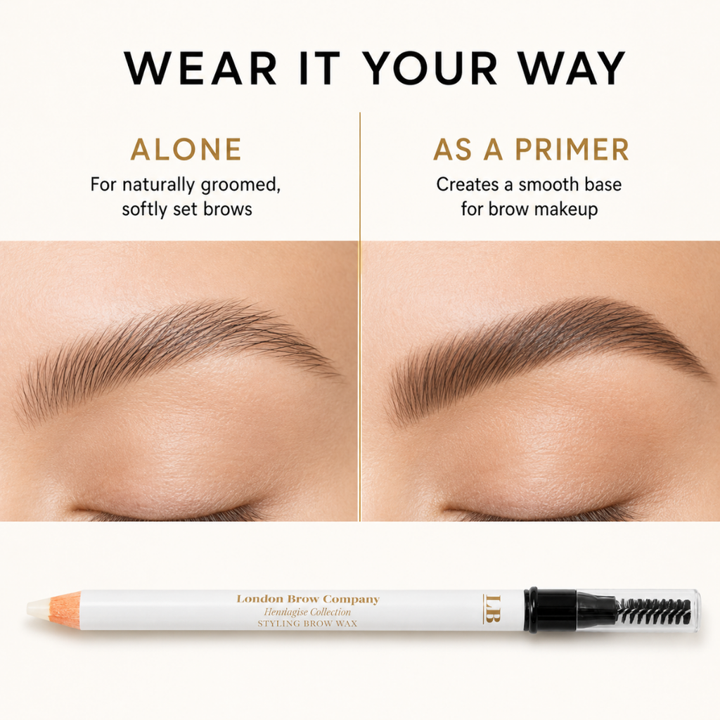 Brow Primer and Styling Pencil including Brush 2-in-1