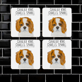 Royal Paws: Cavalier King Charles Spaniel Coaster Set of 4