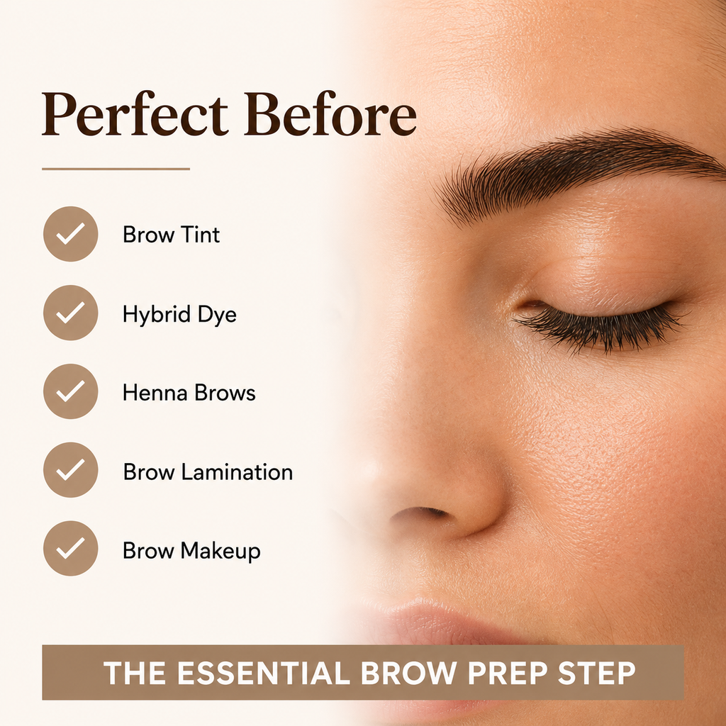 Exfoliating Brow Scrub – Natural Pre-Treatment for Henna & Tint