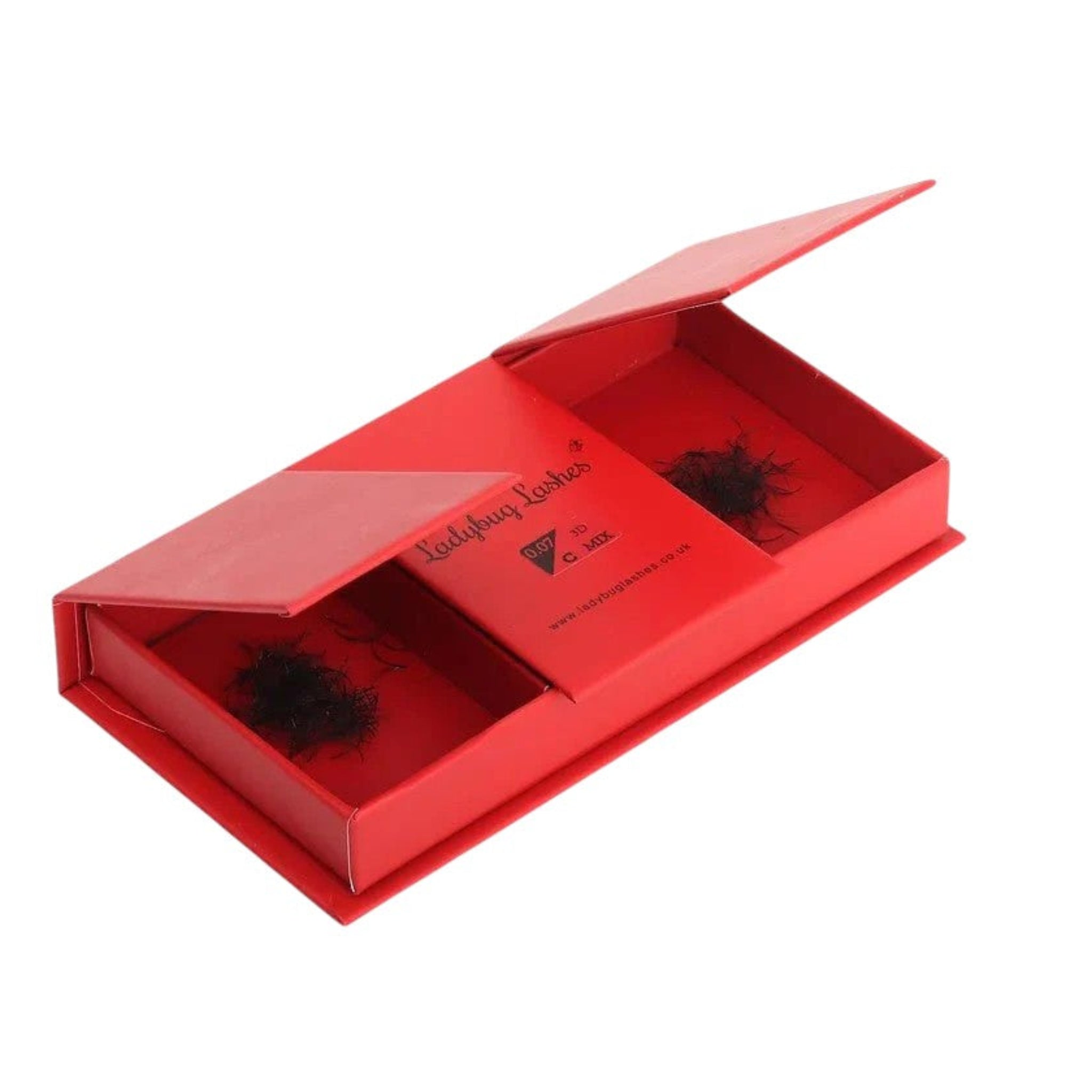 Loose Promade Premade Fans Mixed Box Smaller Sizes 3d-7d