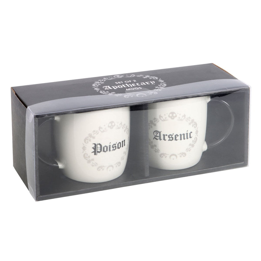 Gothic Gifts Poison and Arsenic Couples Mug Set
