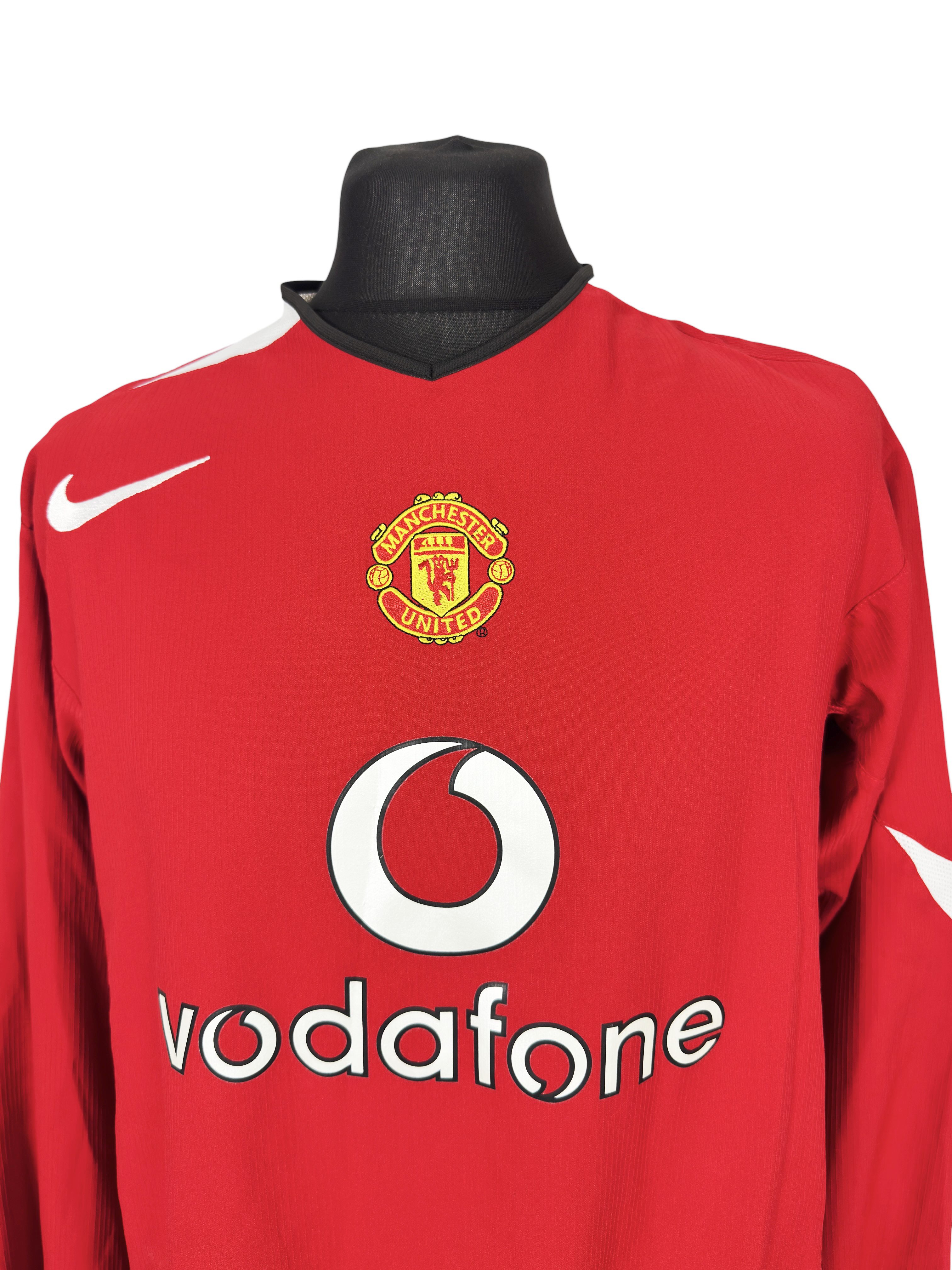 2004-06 Manchester United L/S Home - Size XL (L Fit) - Solskjaer 20