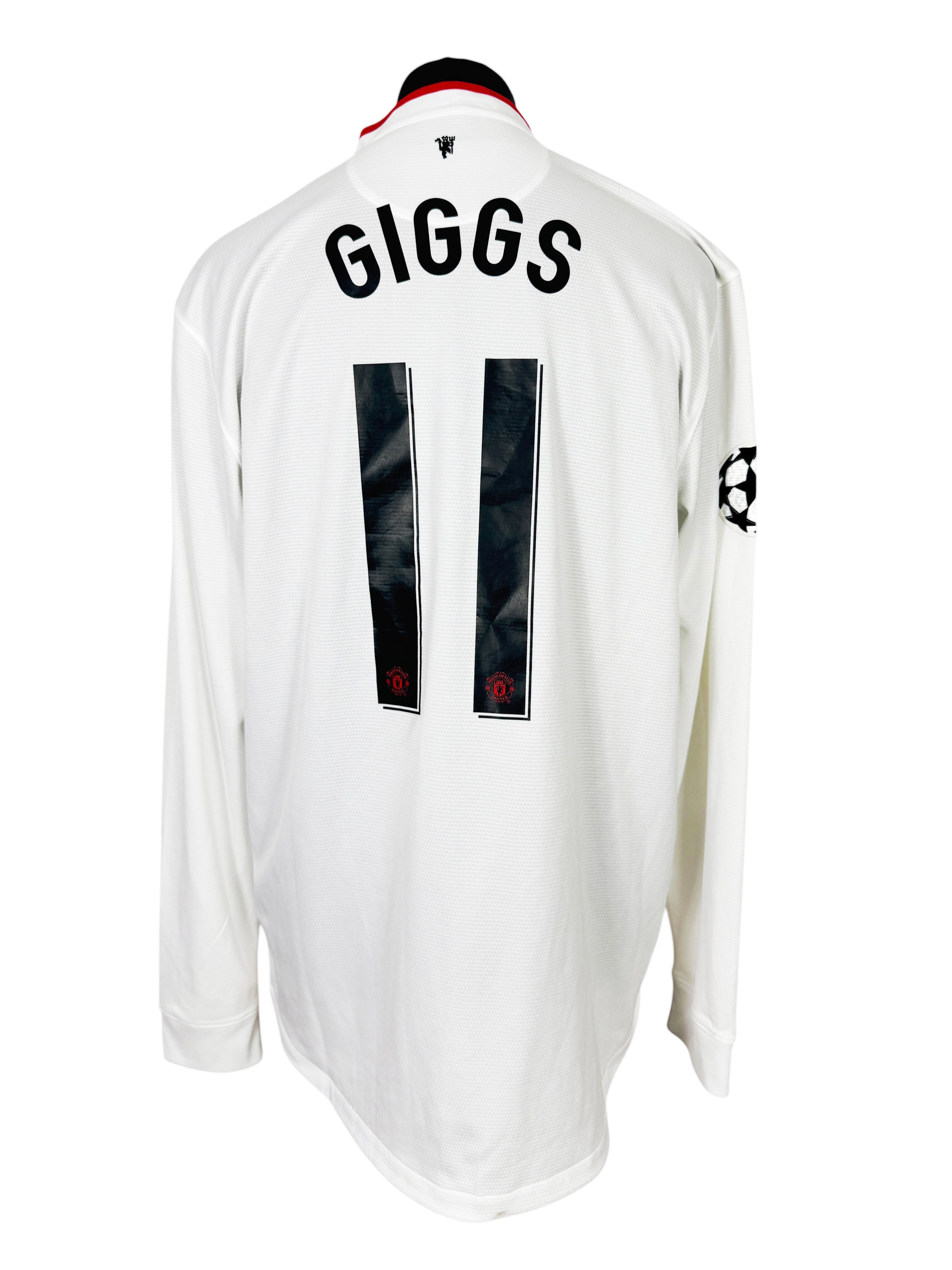 2012-14 Manchester United CL L/S Away - Size XL - Giggs 11