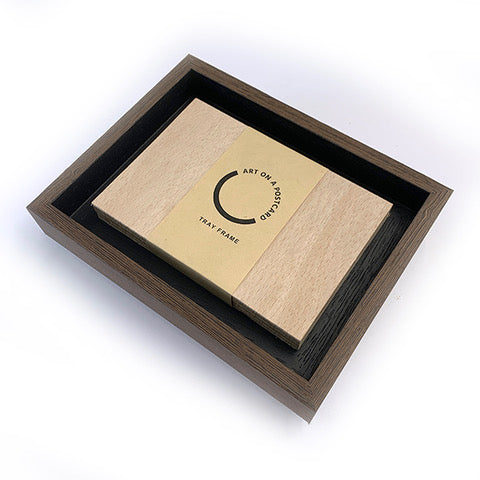 Handmade Obeche Wood Tray Frame (A6)