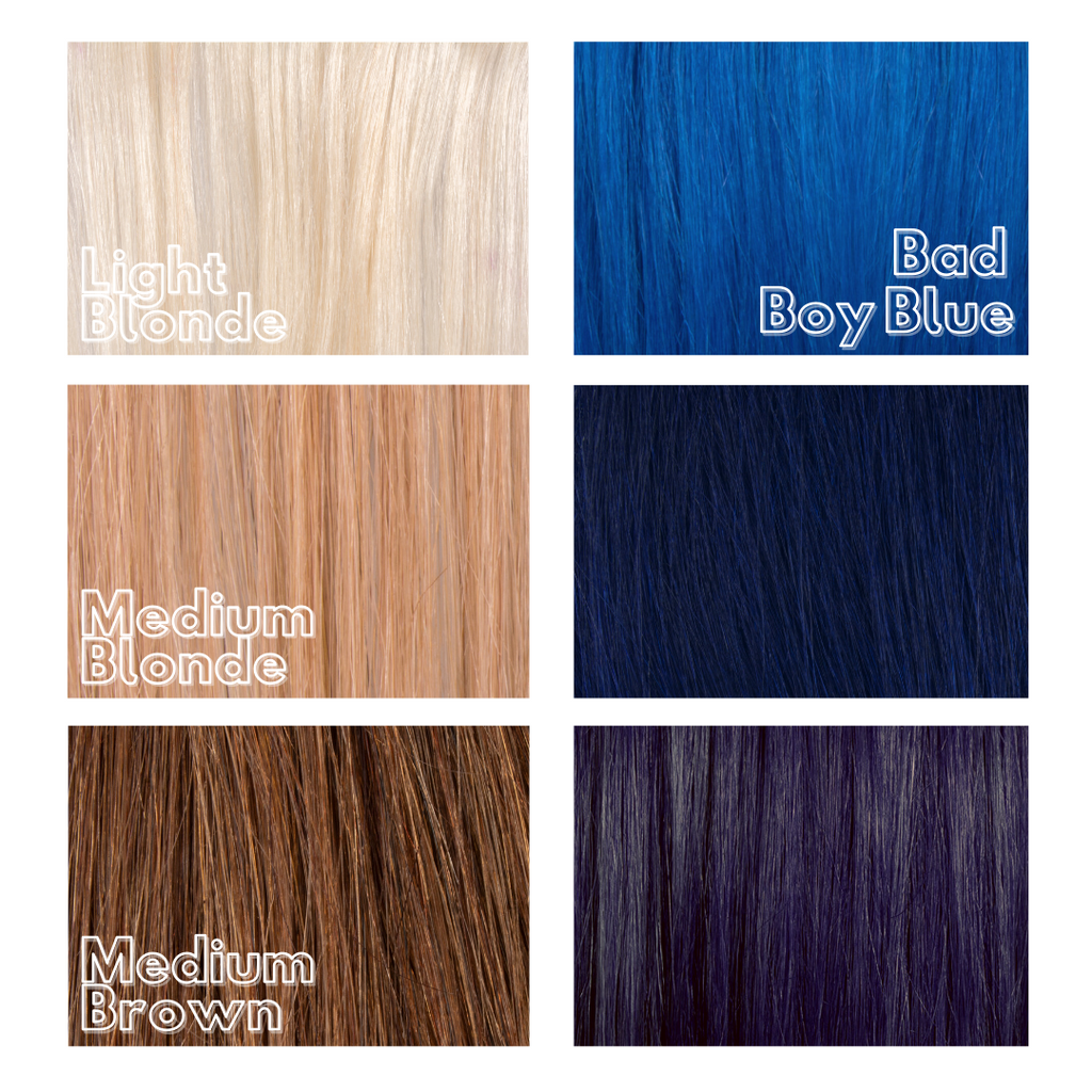 Manic Panic Bad Boy Blue Semi-Permanent Hair Dye - Vibrant Royal Blue Vegan