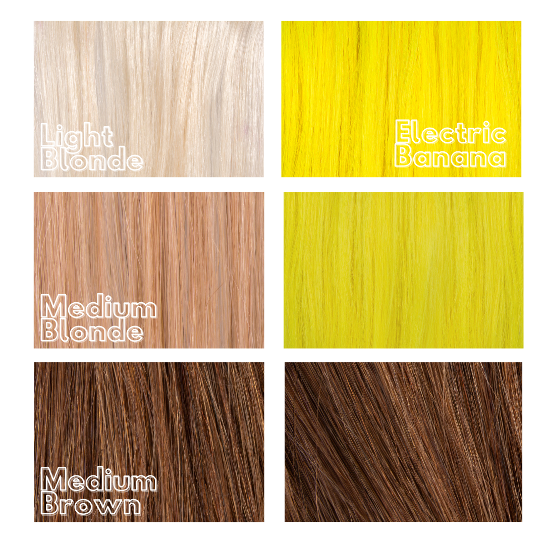 Manic Panic Electric Banana Semi-Permanent Hair Dye - Ultra Bright Neon Yellow Vegan