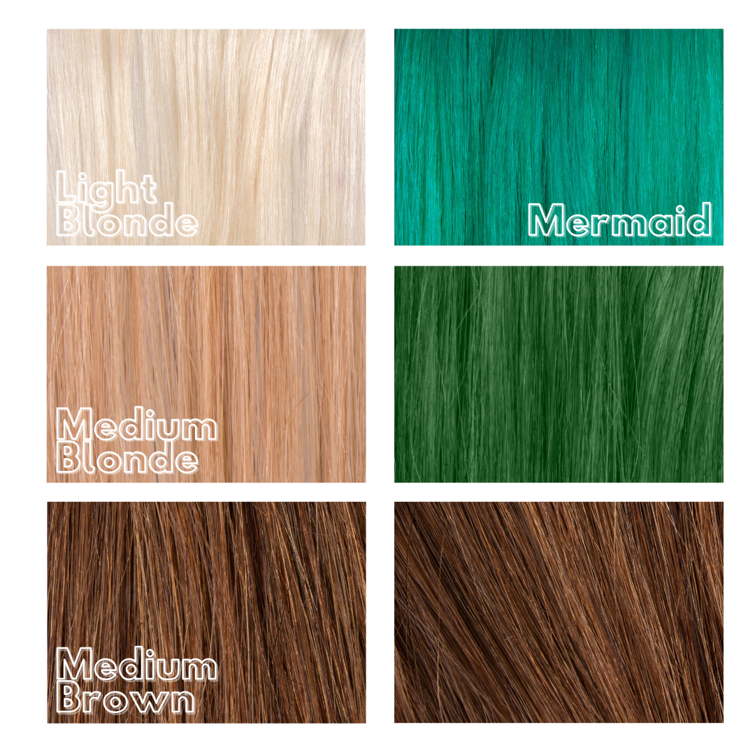 Manic Panic Mermaid Semi-Permanent Hair Dye - Vibrant Ocean Teal Blue Green Vegan