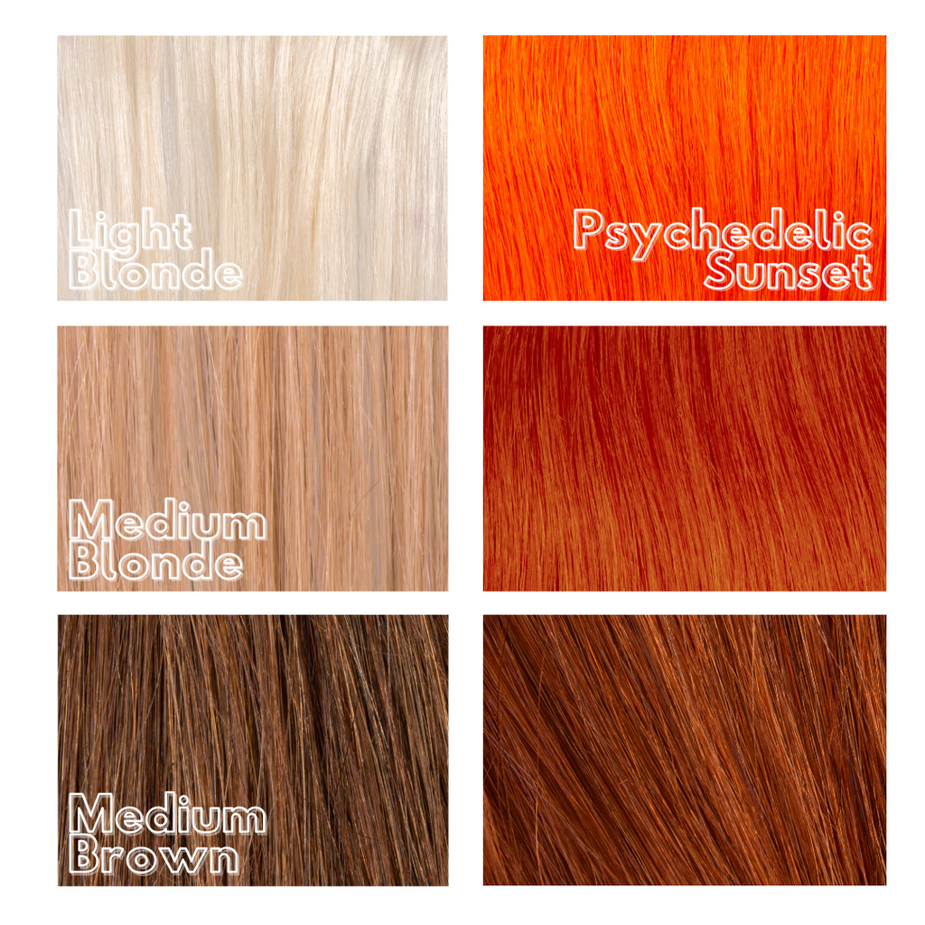 Manic Panic Psychedelic Sunset Semi-Permanent Hair Dye - Vibrant Orange Vegan