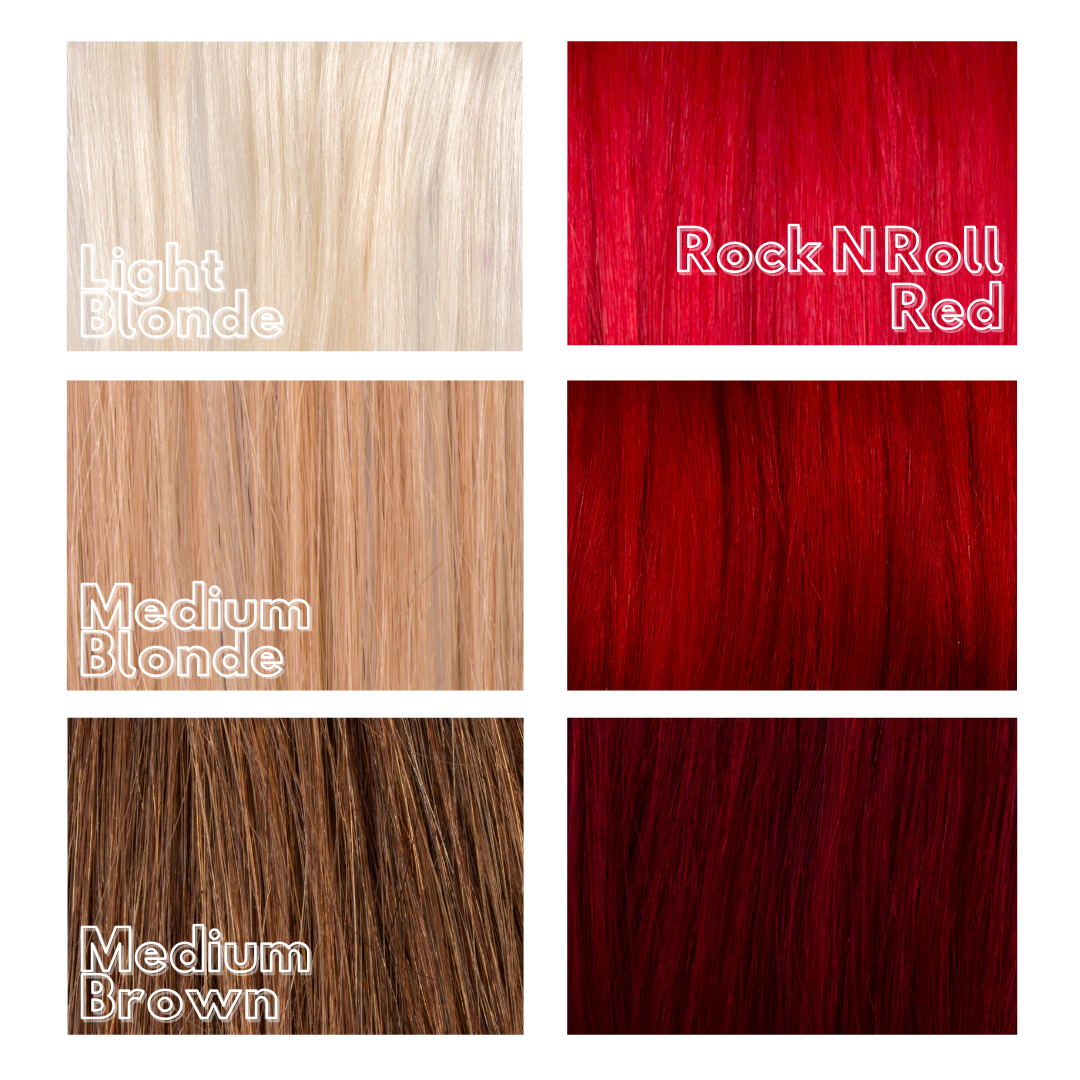 Manic Panic Rock N Roll Red Semi-Permanent Hair Dye - Warm Toned Bright Red Vegan