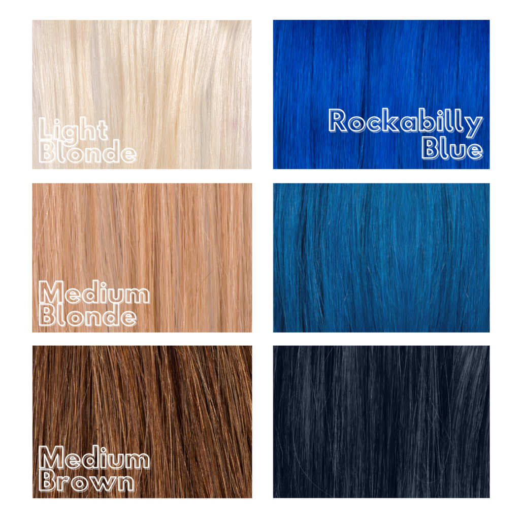 Manic Panic Rockabilly Blue Semi-Permanent Hair Dye - Vibrant Cobalt Blue Vegan