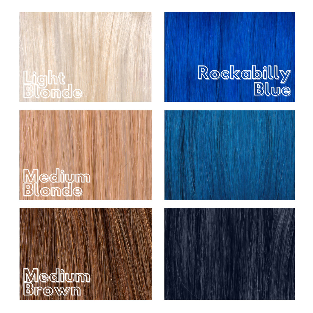 Manic Panic Rockabilly Blue Semi-Permanent Hair Dye - Vibrant Cobalt Blue Vegan