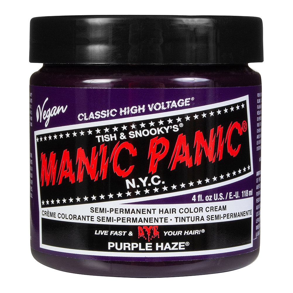 Bright Purple Semi-Permanent Hair Dye - Purple Haze | Manic Panic