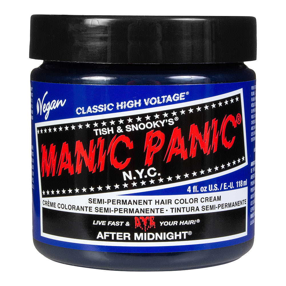 Dark Blue Semi-Permanent Hair Dye - After Midnight Blue | Manic Panic