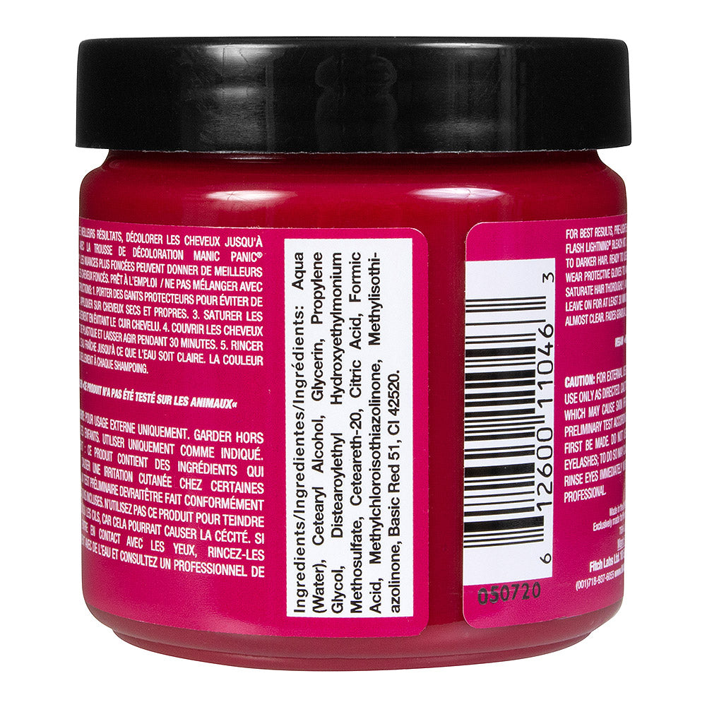 Manic Panic Cleo Rose Semi-Permanent Hair Dye - Vibrant Rose Pink Vegan
