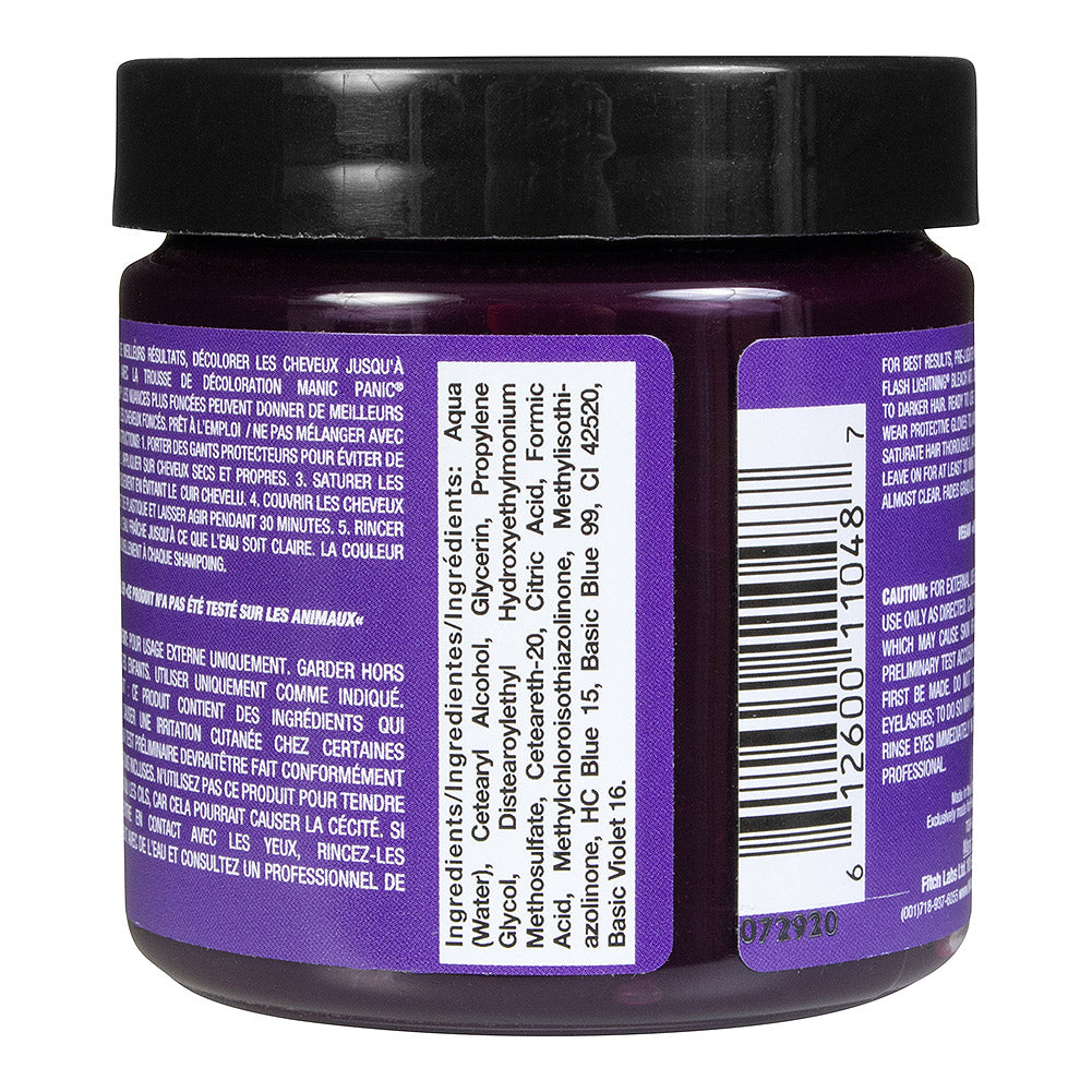 Manic Panic Deep Purple Dream Semi-Permanent Hair Dye - Rich Deep Purple Vegan